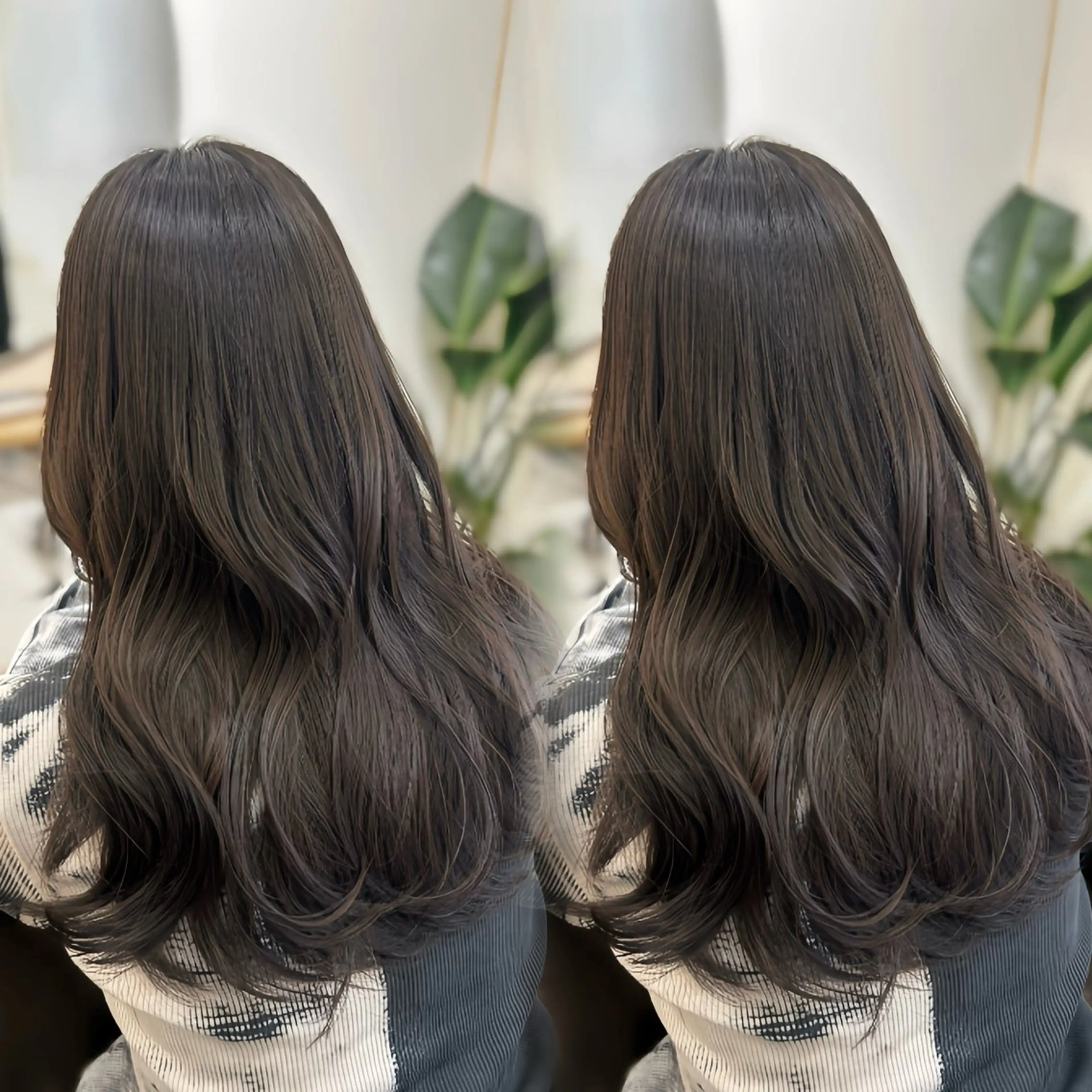 [ ミニモ限定 ] 髪質改善ストレート🪞＋ カット ＋ ケアカラー🥣 ＋treatment 🫧の写真