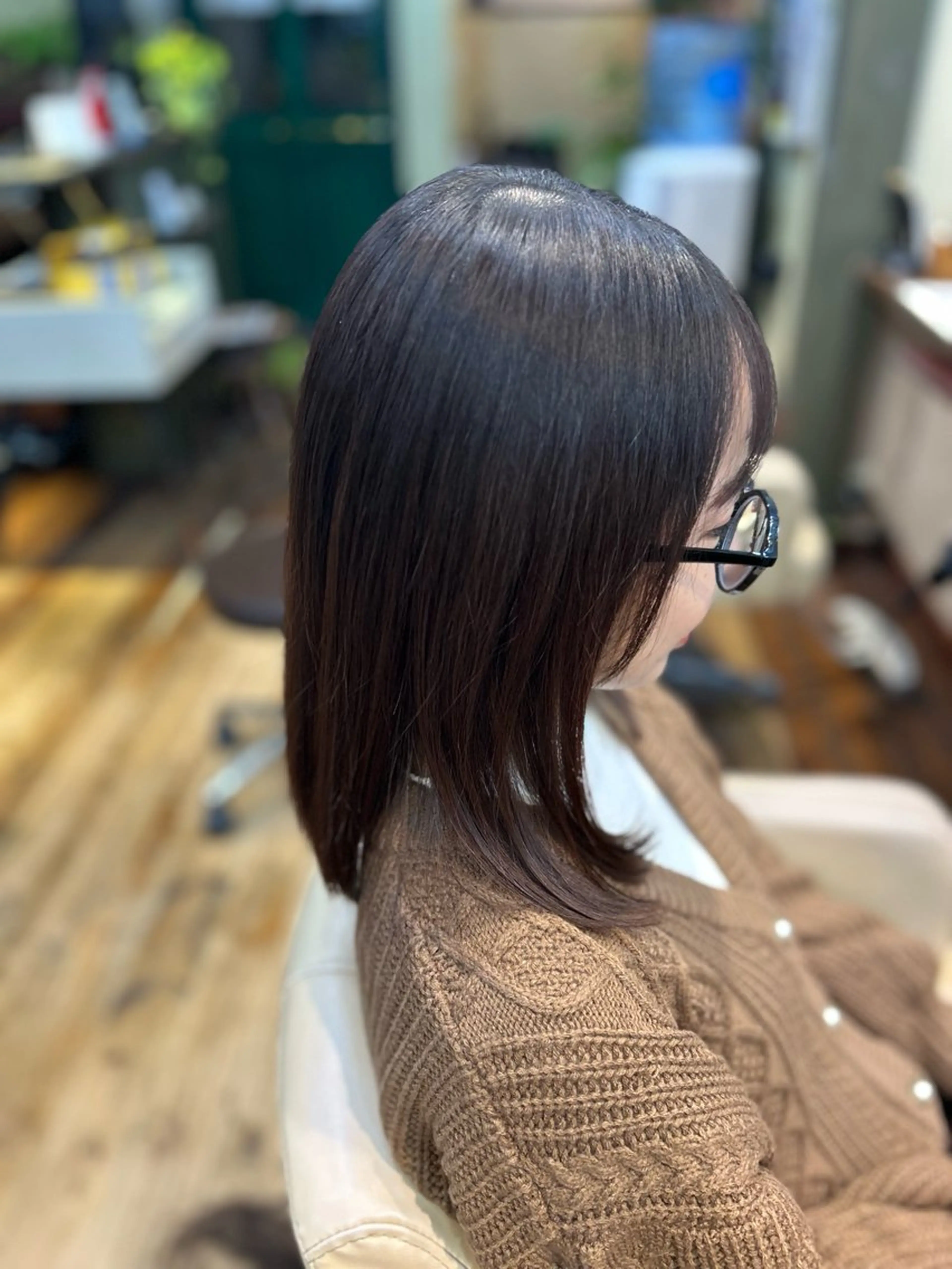 ミディアム 🐱髪質改善/カット モデル　あずさ🐱のヘアスタイル