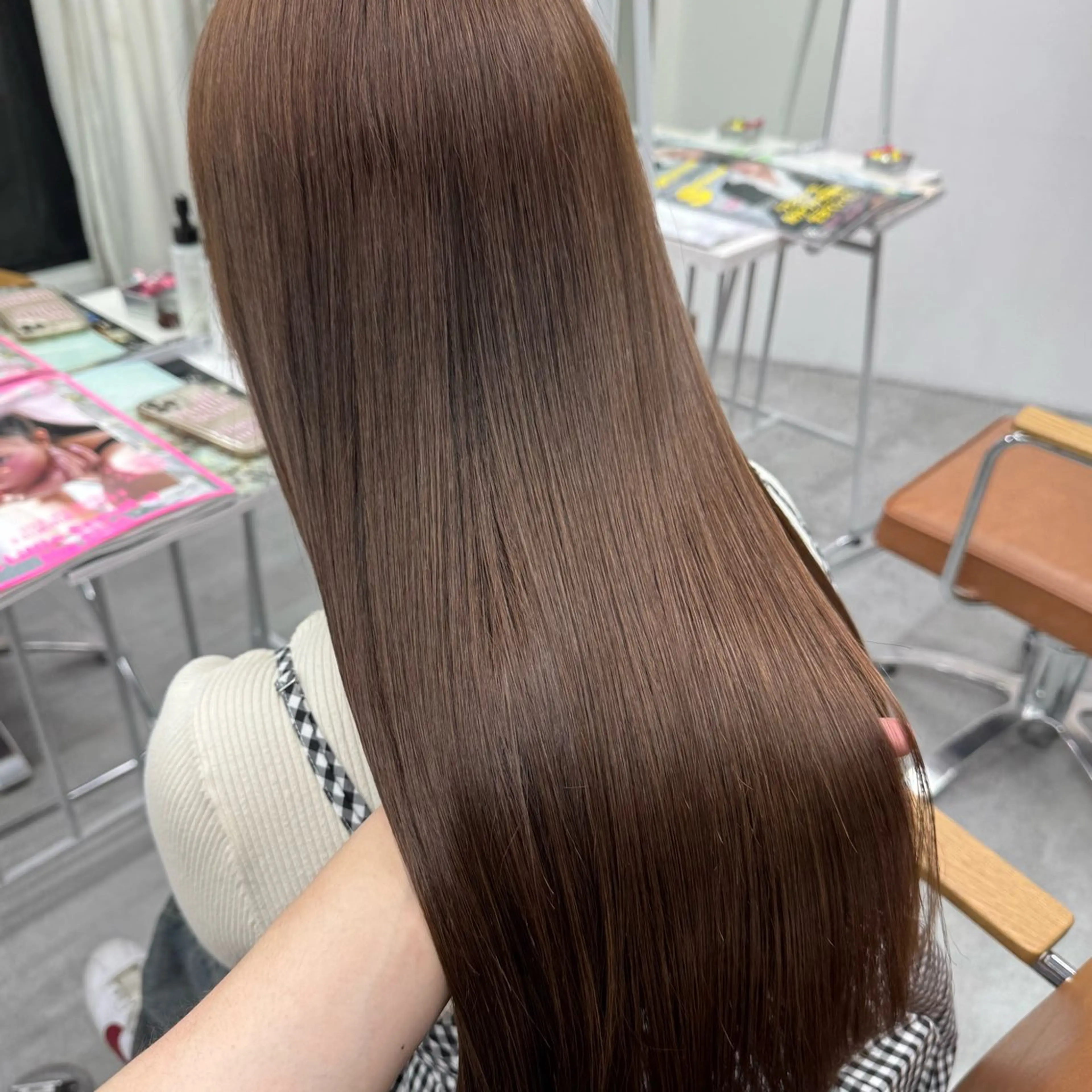 ロング カラー ヘアアレンジ ヘアカラー ブリーチなしカラー /新百合ヶ丘/安形翔のヘアスタイル