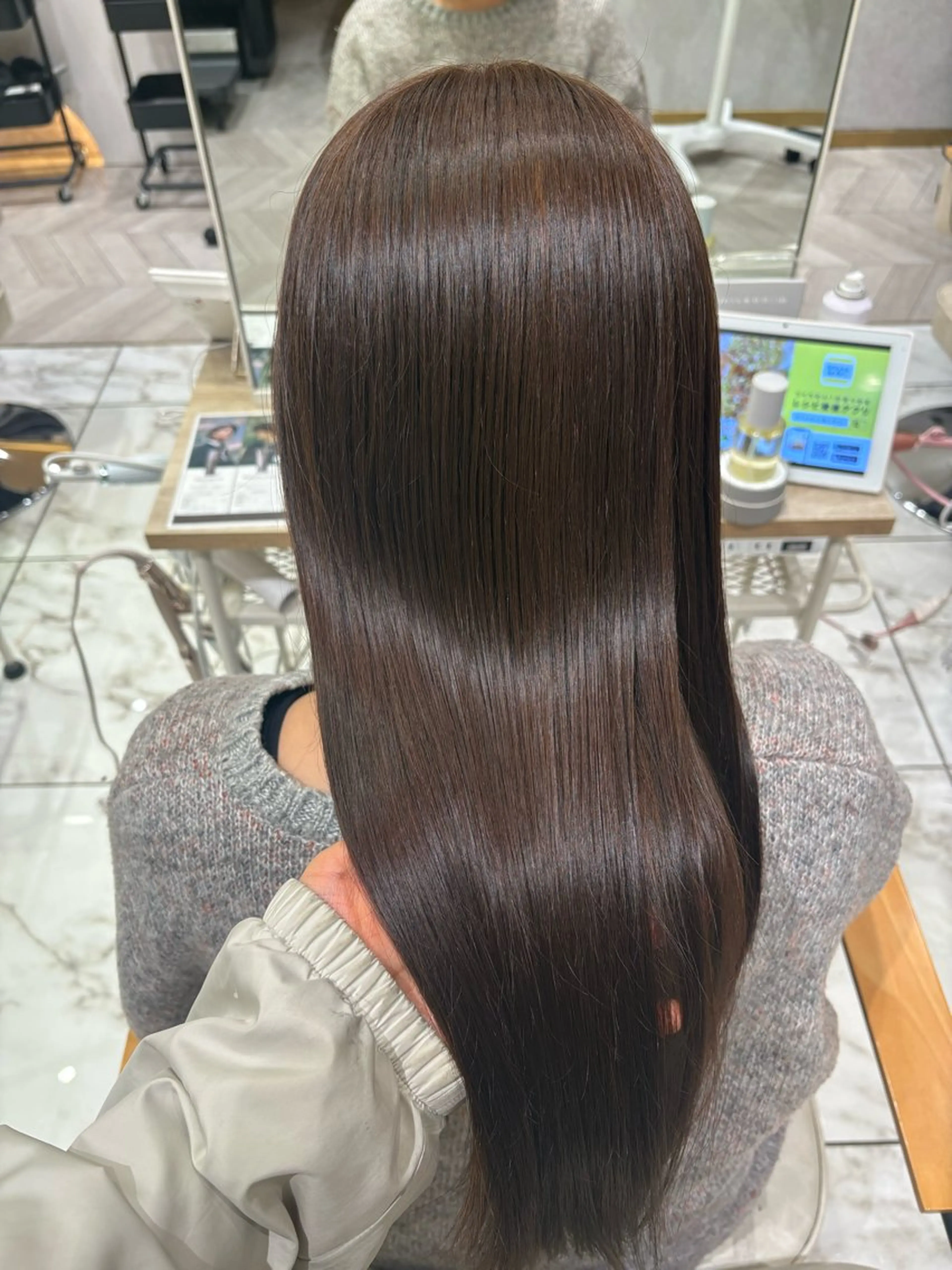 ミディアム カラー ブリーチ ケアブリーチ ダブルカラー グラデーションカラー ハイライトカラー 似合わせカラー/ RENのヘアスタイル