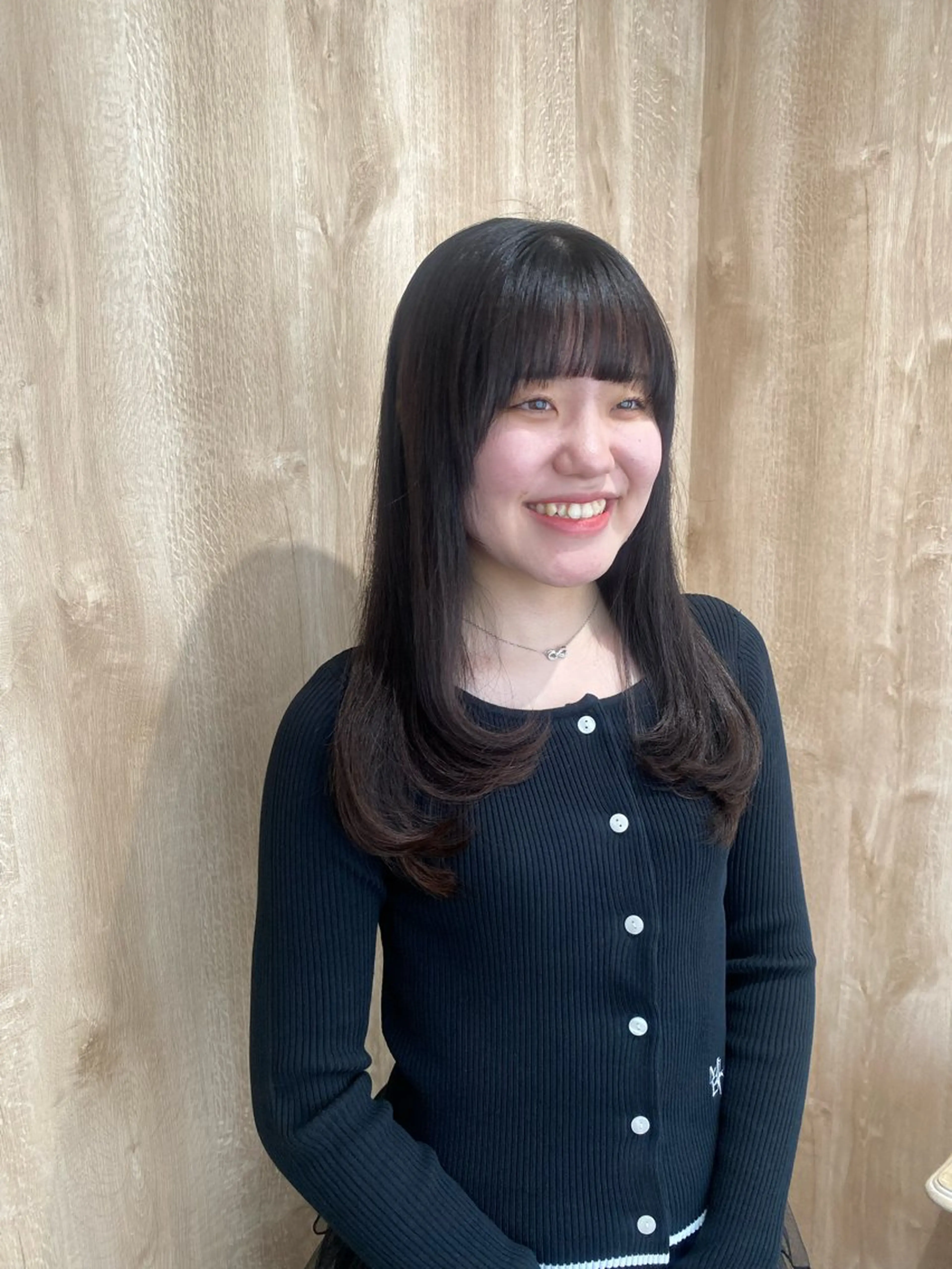 セミロング ヘアカラー 王道かわいい🤍ベー ジュカラー*里々花*のヘアスタイル