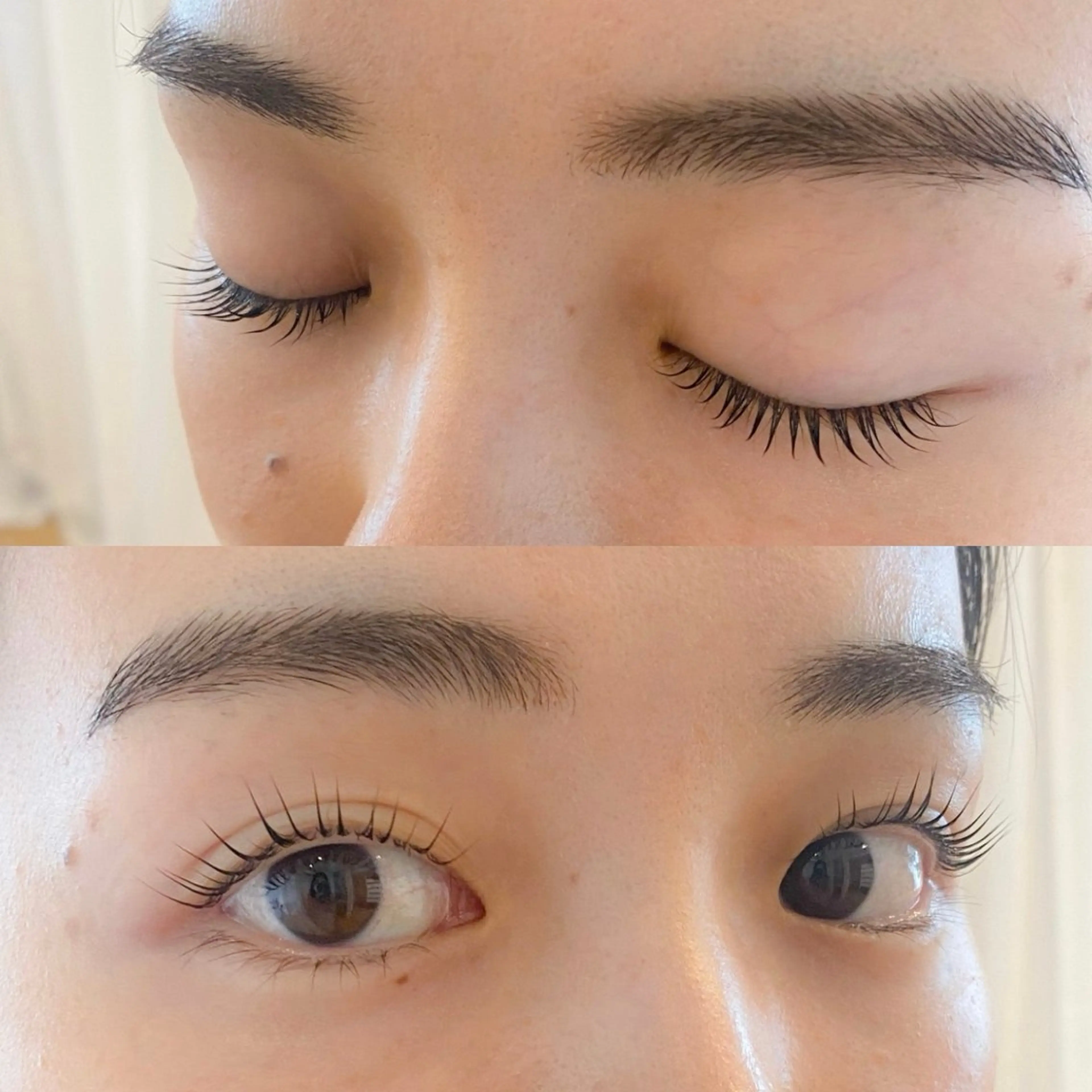 ハリ艶パーマ/上まつ毛の写真