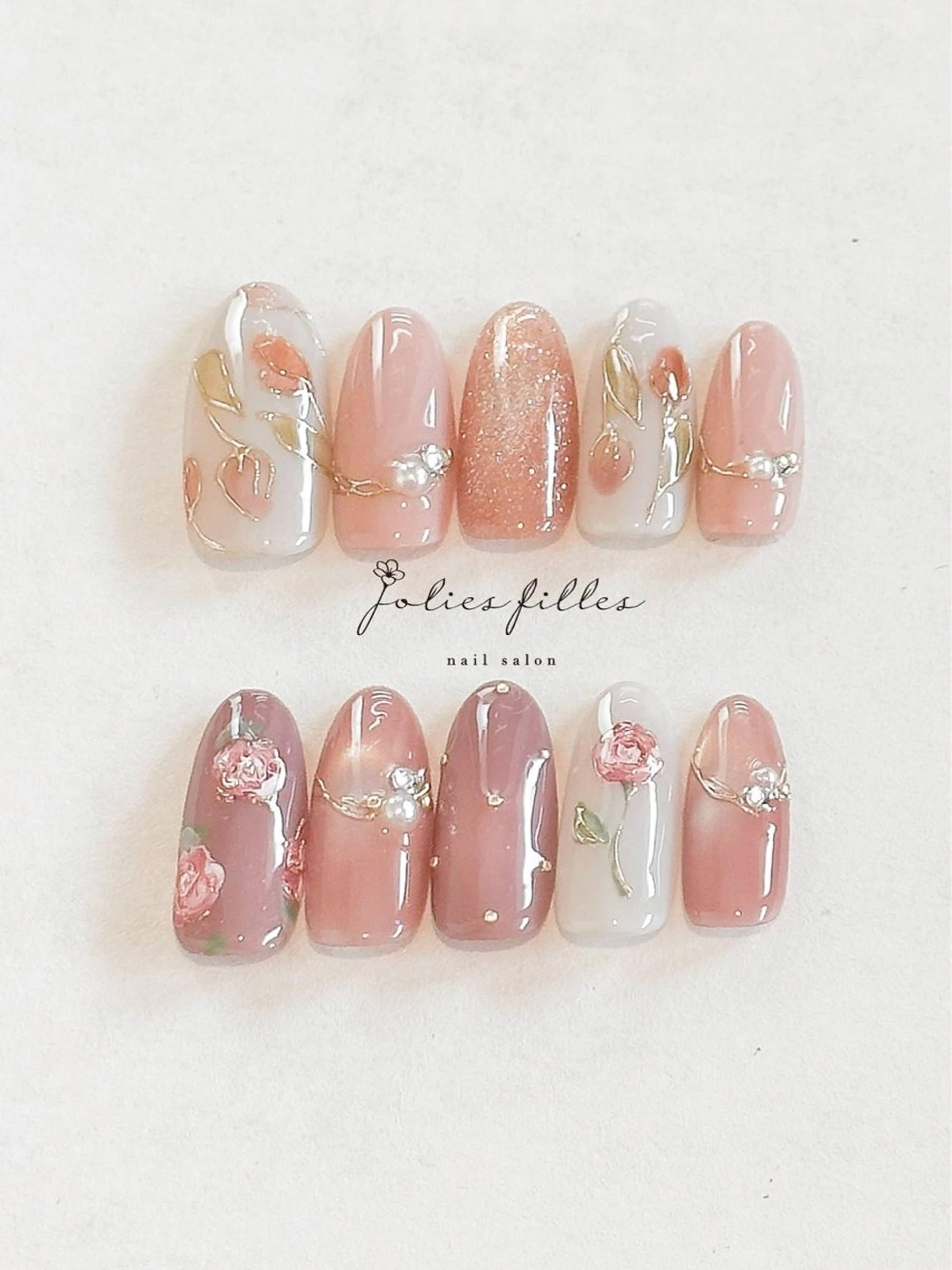 ネイル ハンドネイル ジョリフィーユ 中出のネイルデザイン