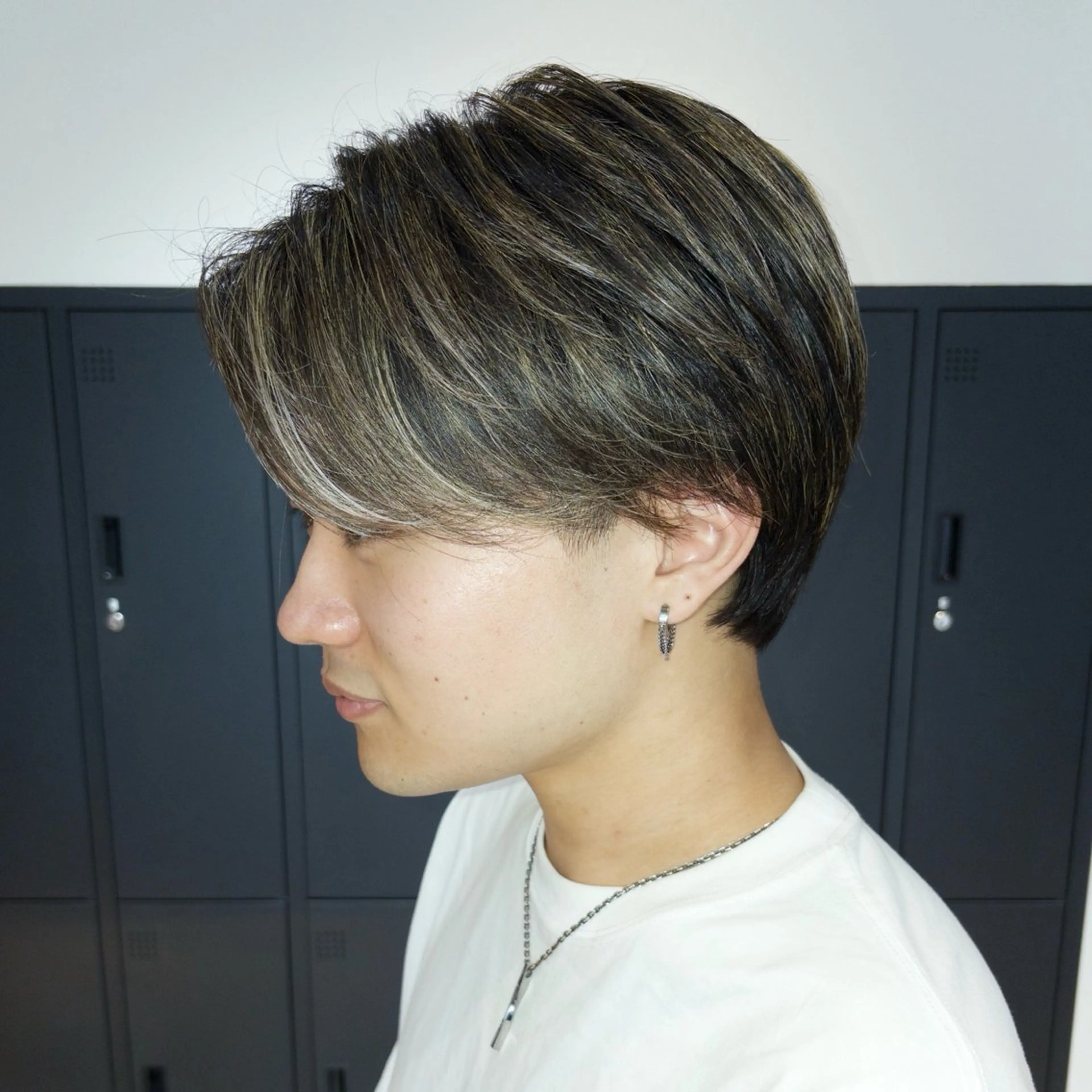 ショート カラー パーマ メンズ カット ヘアカラー パーマ 🌊メンズ特化🌊 ハイトーン/るきのヘアスタイル