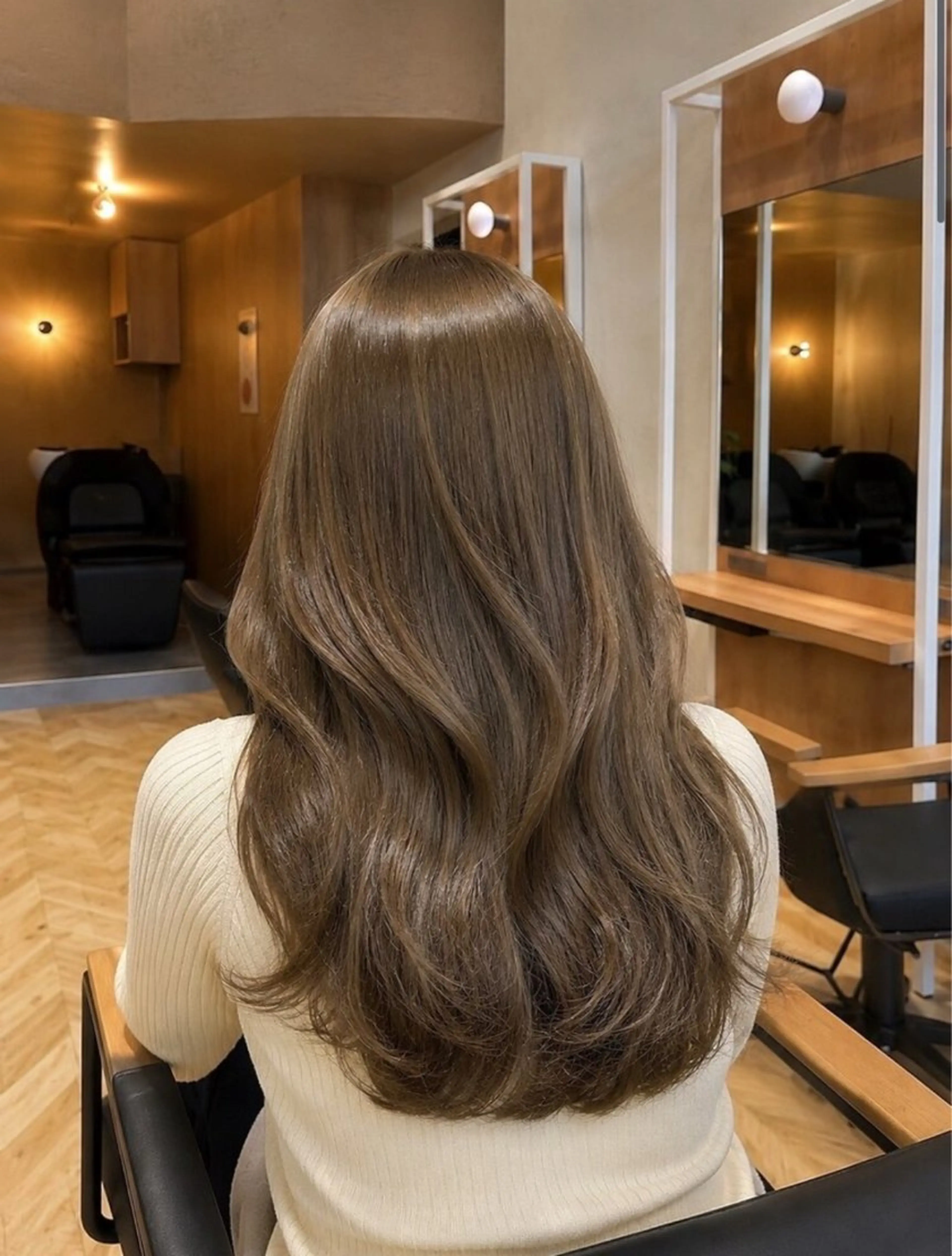 ロング カラー 髪質改善 ヘアカラー トリートメント 小山内 一馬のヘアスタイル