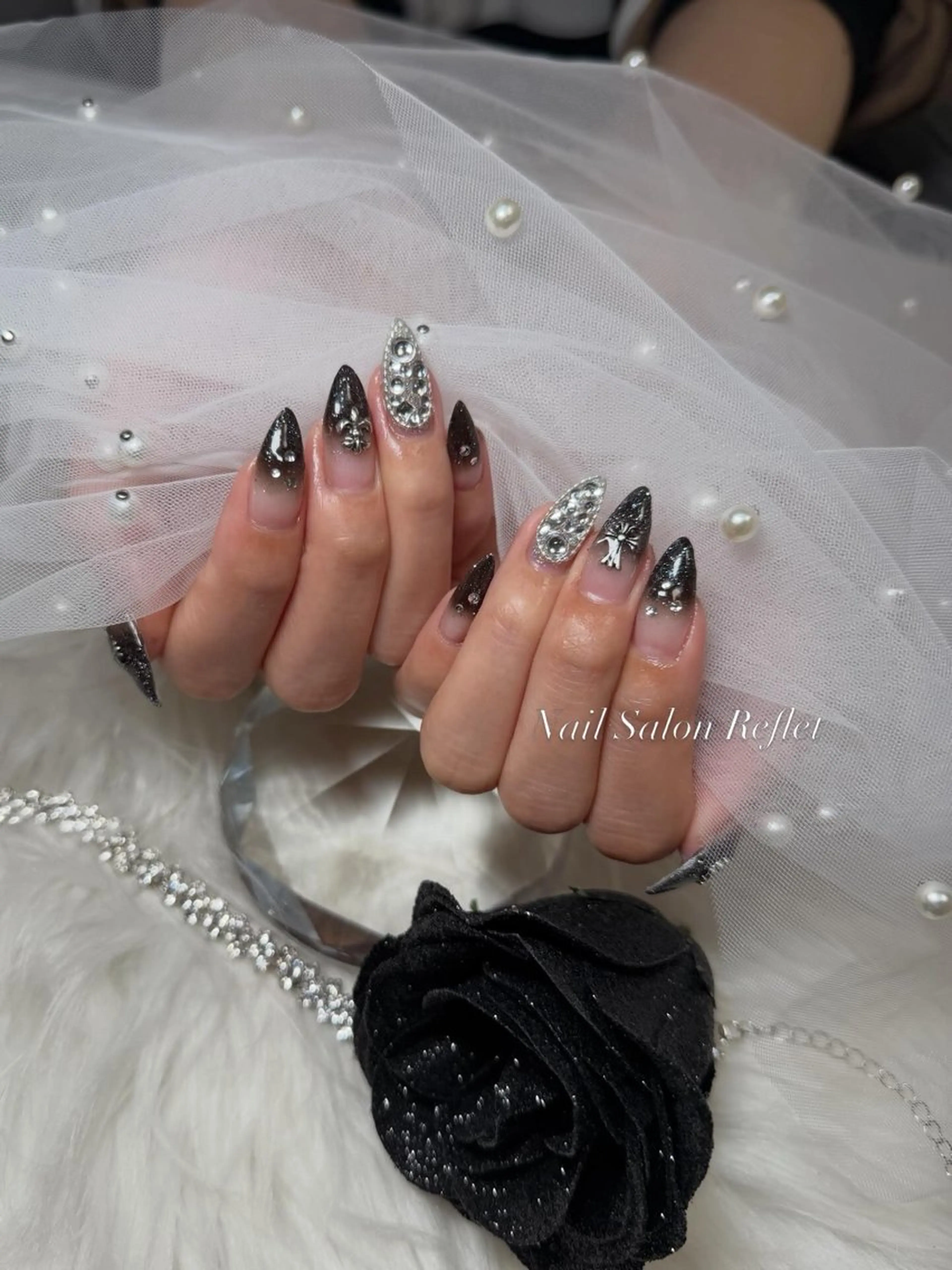ネイル グラデーション ハンドネイル nailsalon Refletのネイルデザイン