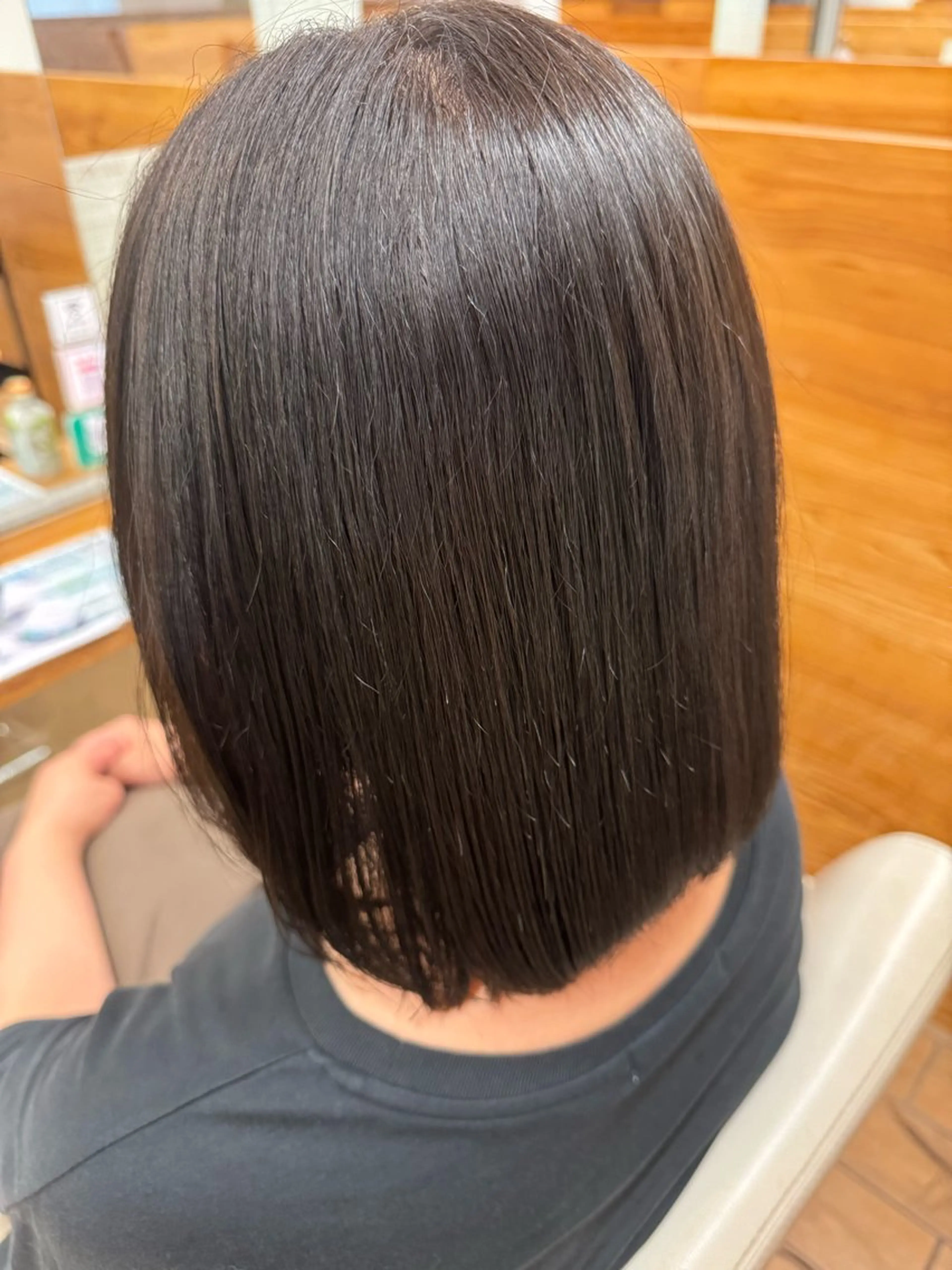 ミディアム 切りっぱなしボブ ボブ 村上瑞葵 レイヤー/似合わせのヘアスタイル