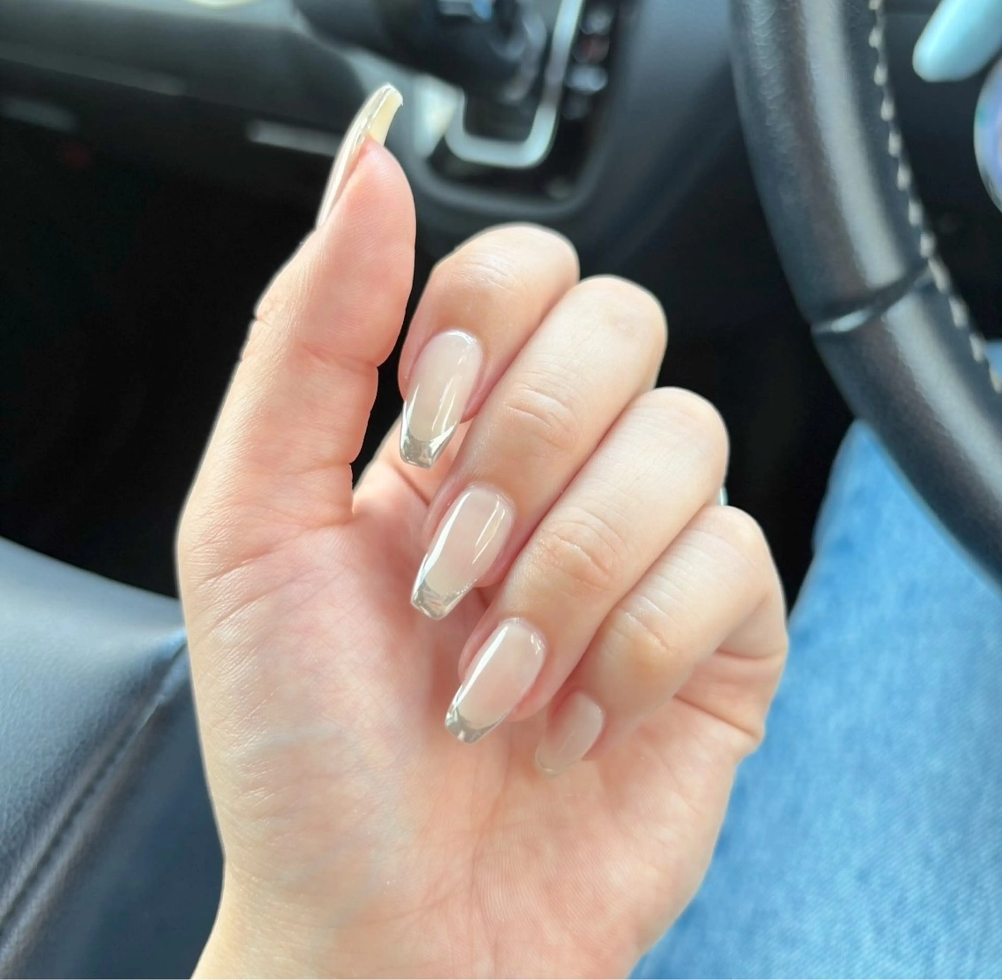 ネイル フレンチネイル ミラーネイル ハンドネイル Nail Salon noiのネイルデザイン