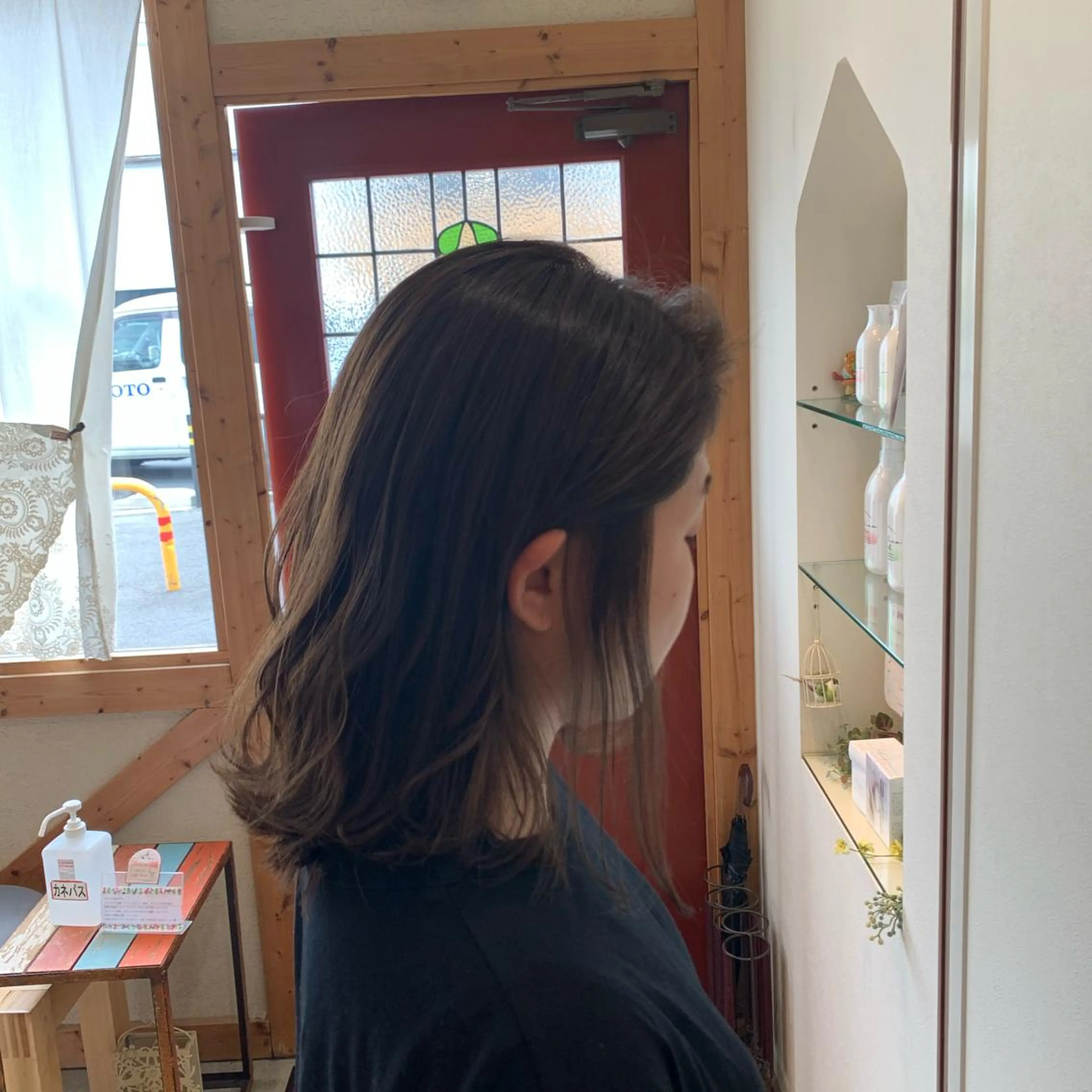 ミディアム カラー 沙奈 /さなのヘアスタイル