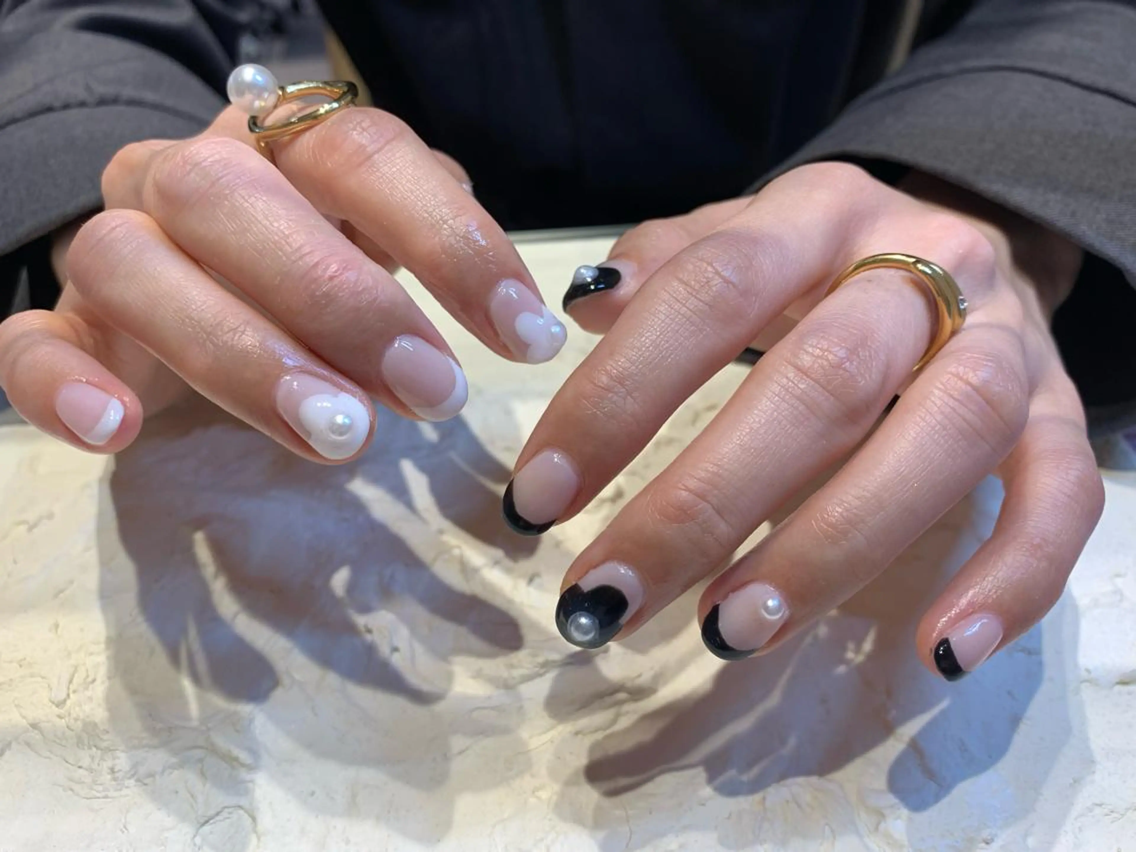 ネイル フレンチネイル マキノ ユイのネイルデザイン