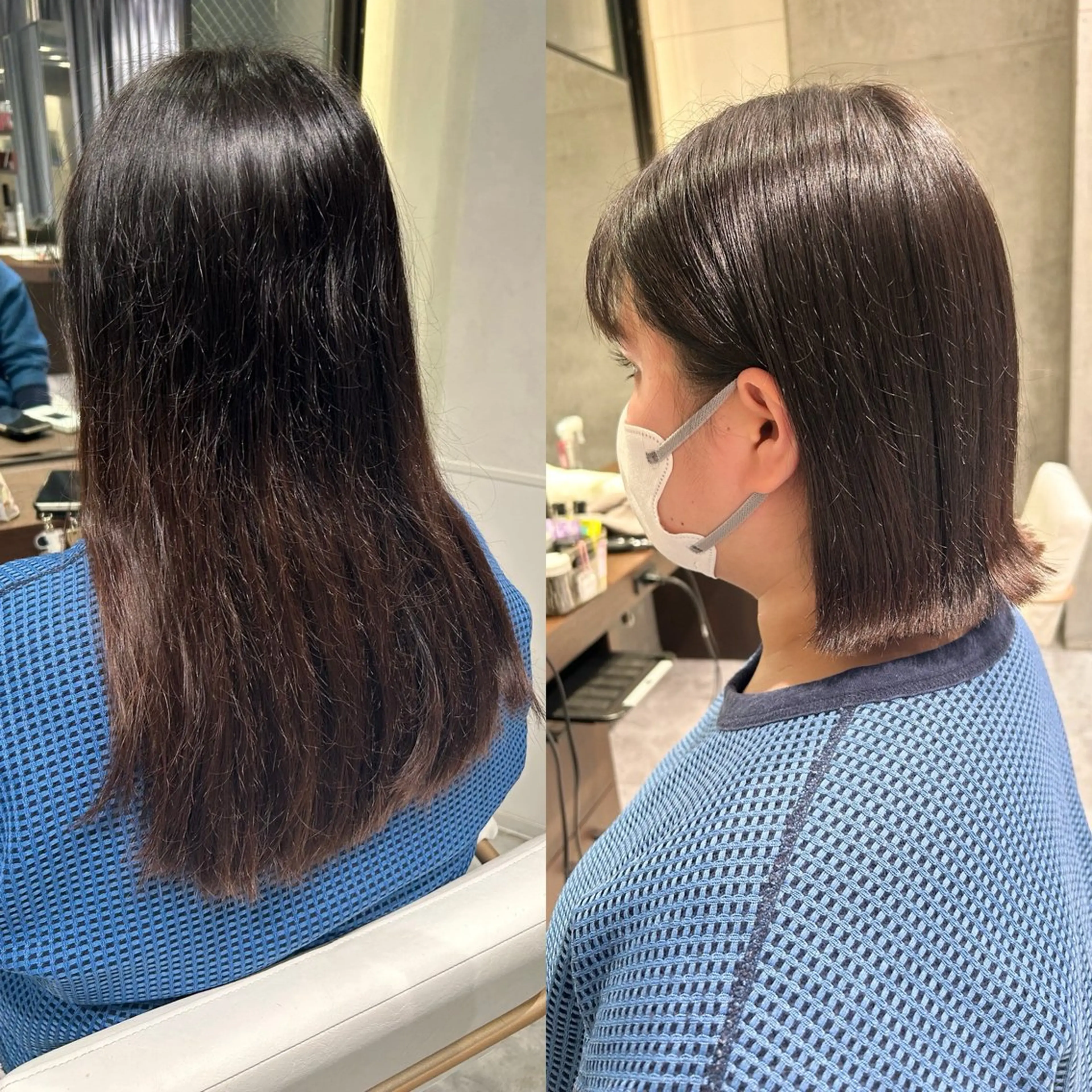 ショート 🫧透明感イルミナ カラー🫧三浦菜々子のヘアスタイル