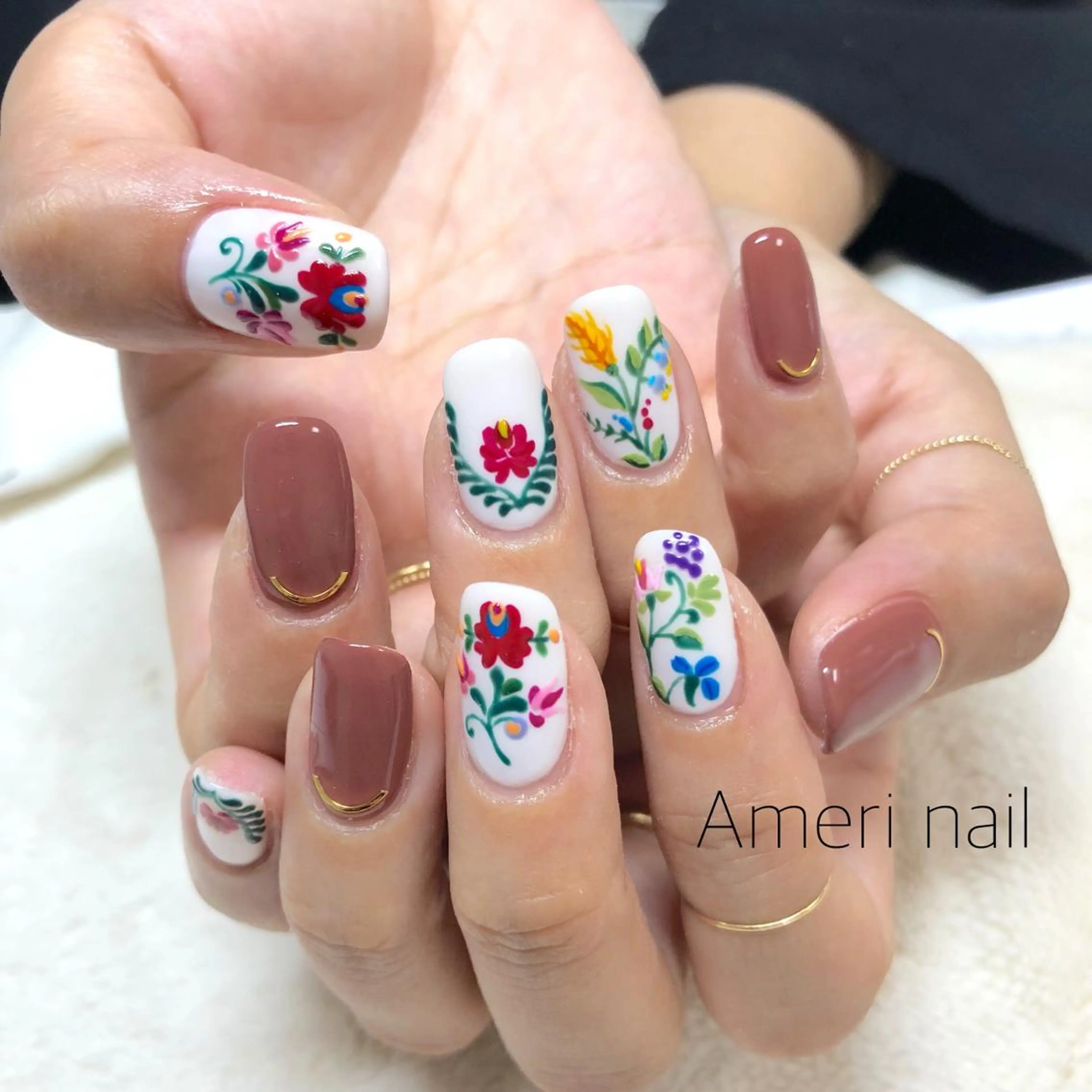 ネイル ハンドネイル Ameri nail /UKIのネイルデザイン