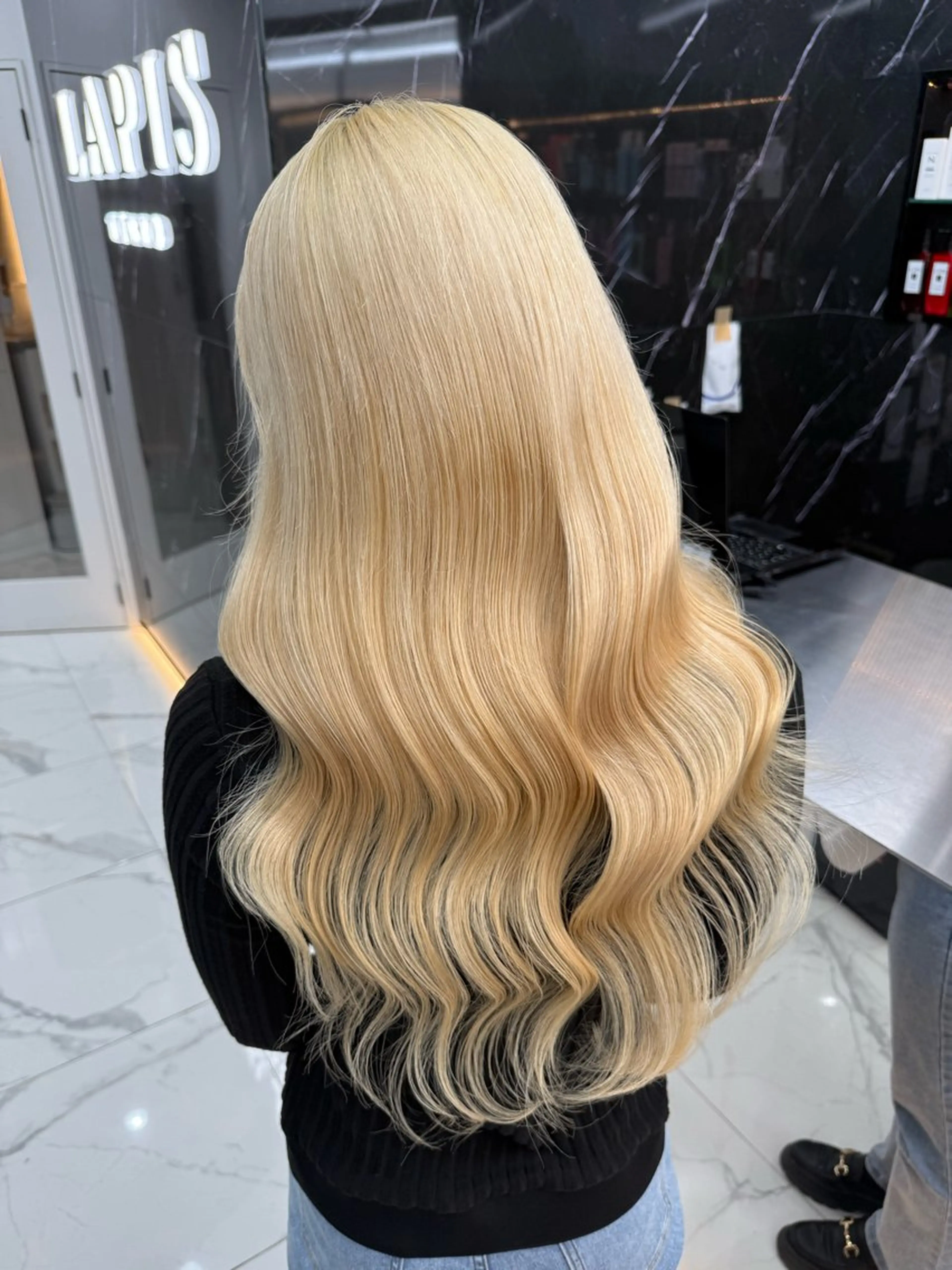 ロング ヘアカラー 笠間 啓聖のヘアスタイル