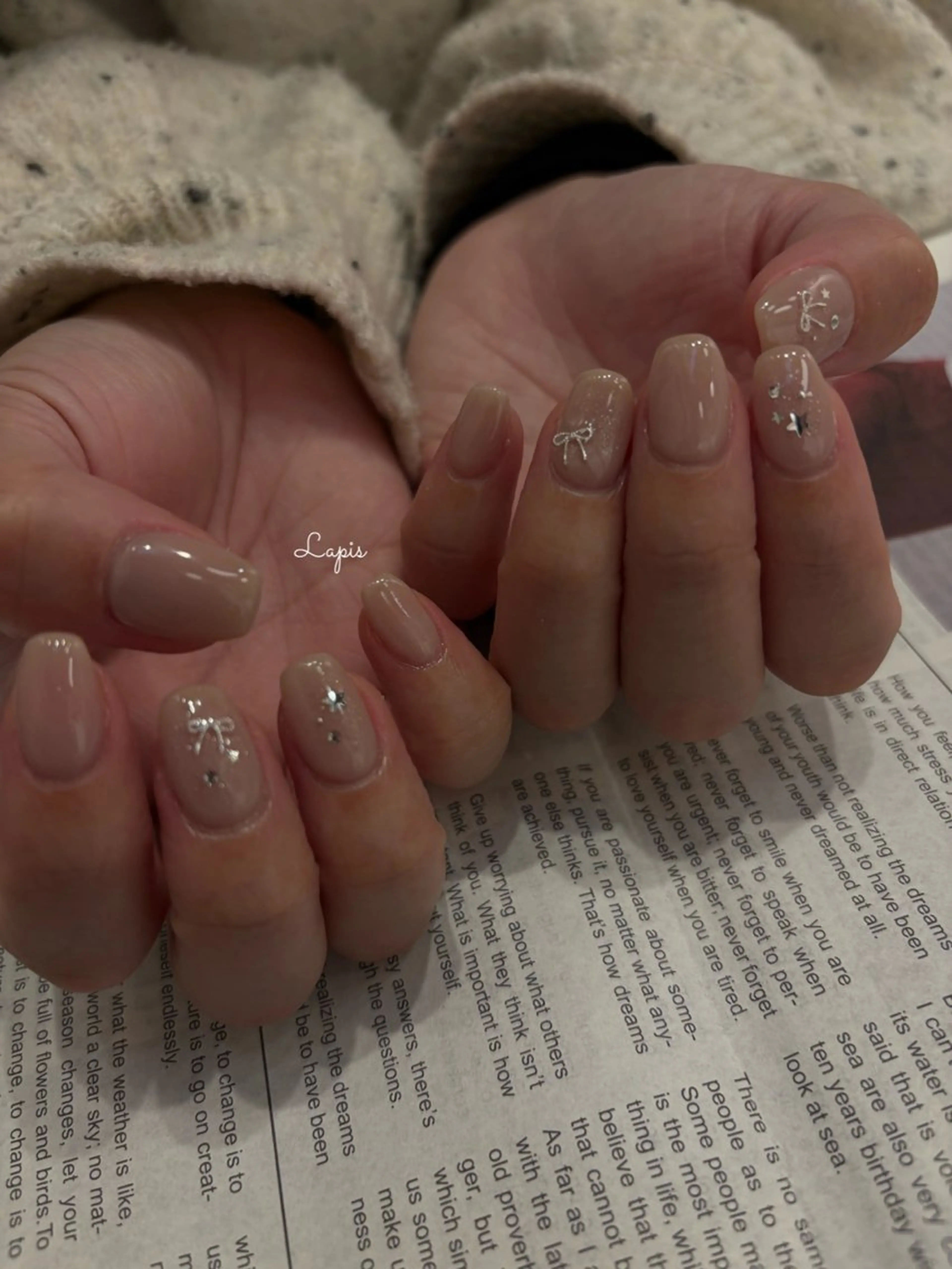 ネイル ハンドネイル Lapis *のネイルデザイン