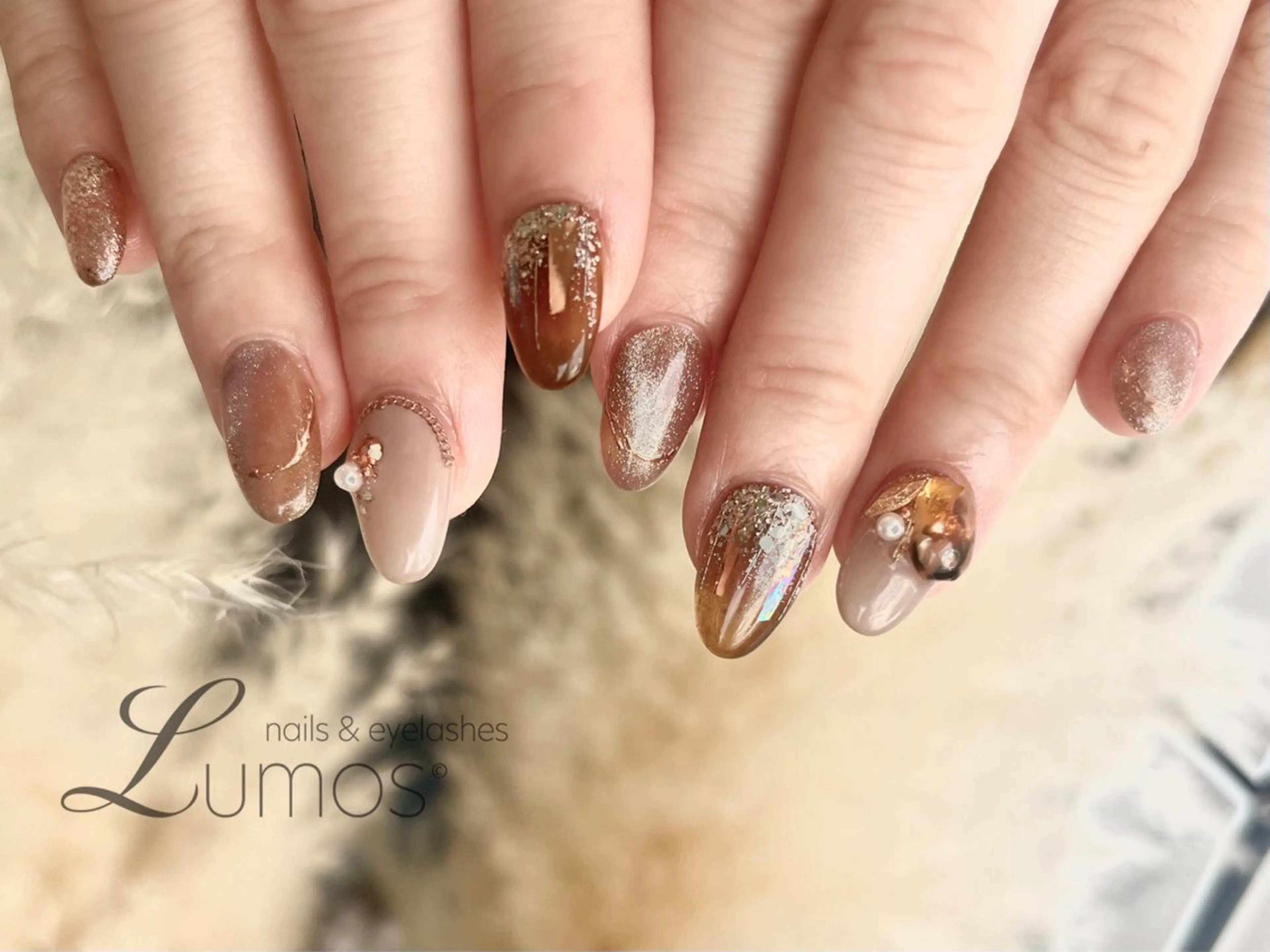 ネイル ハンドネイル Lumos Annのネイルデザイン