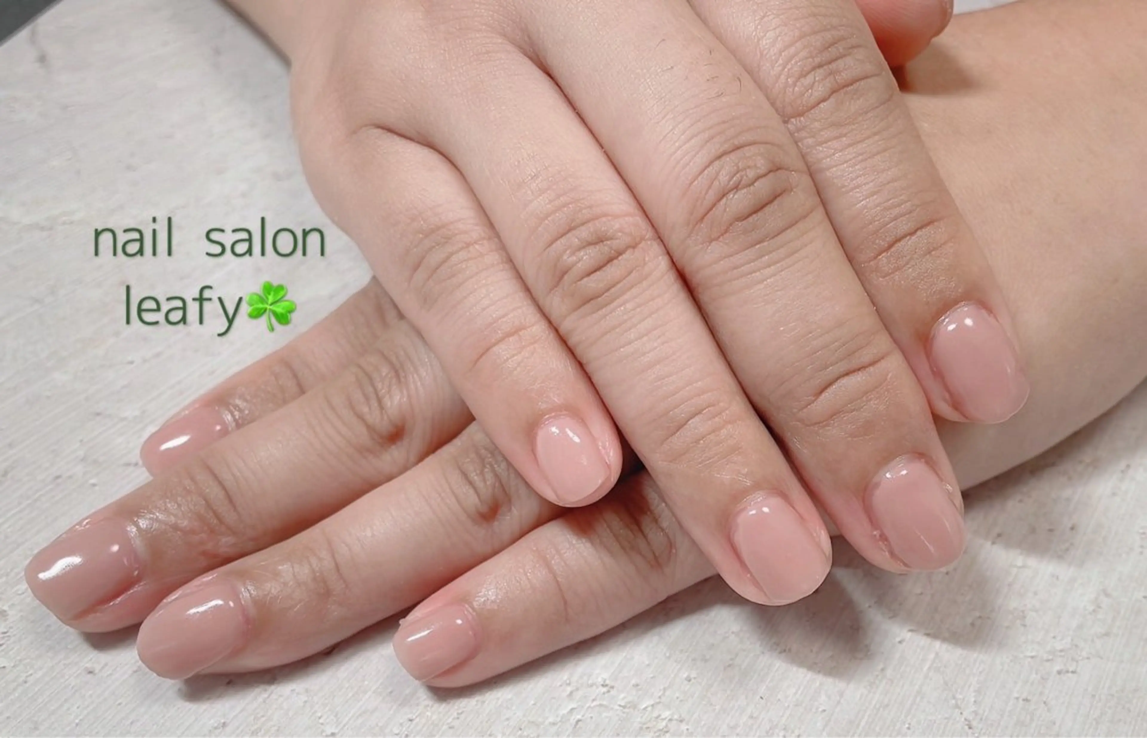ネイル ワンカラーネイル ネイルサロン leafyのネイルデザイン
