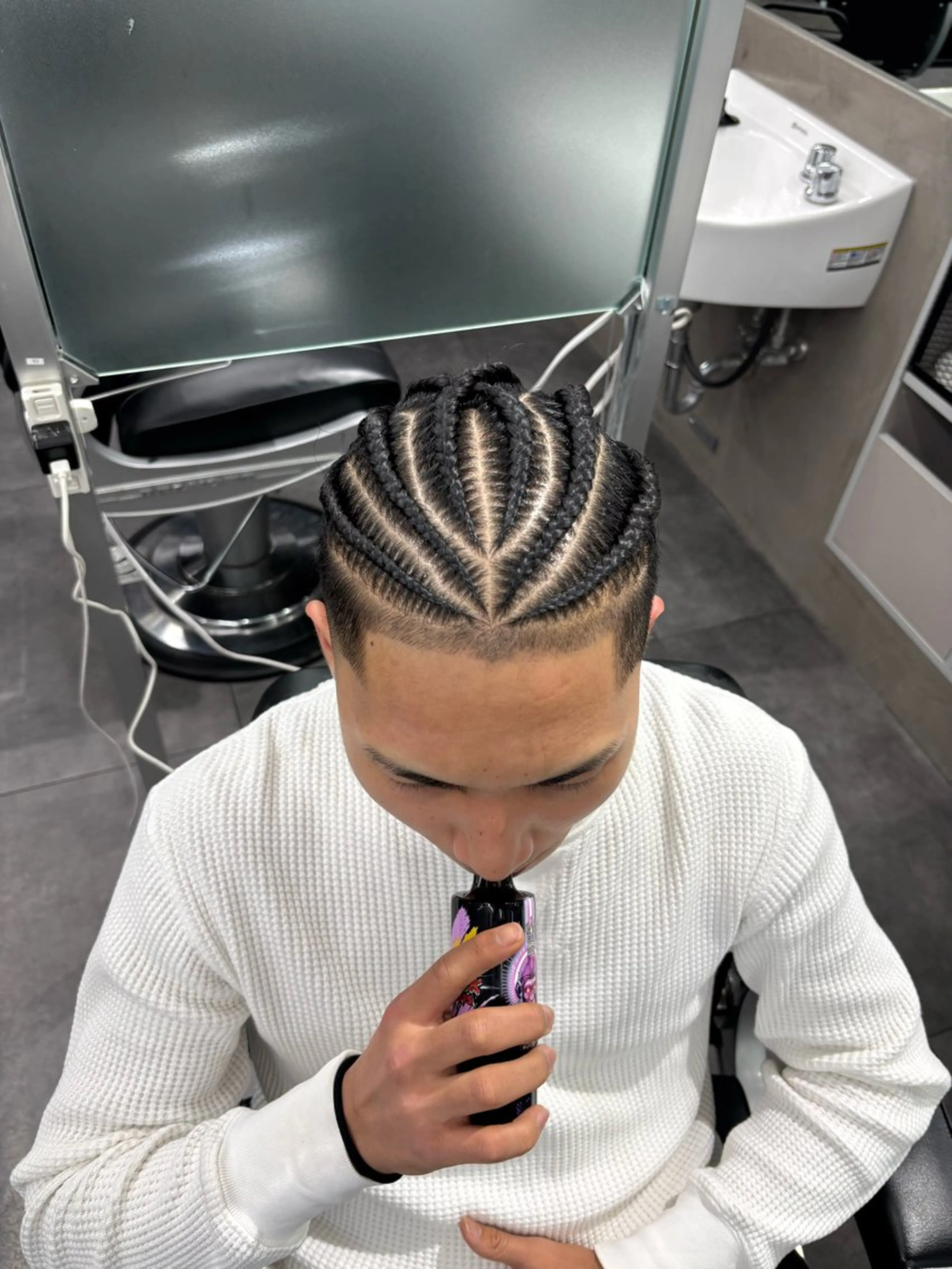 ヘアアレンジ メンズ 新宿No.1パーマ師 💈コウヨウ💈のヘアスタイル