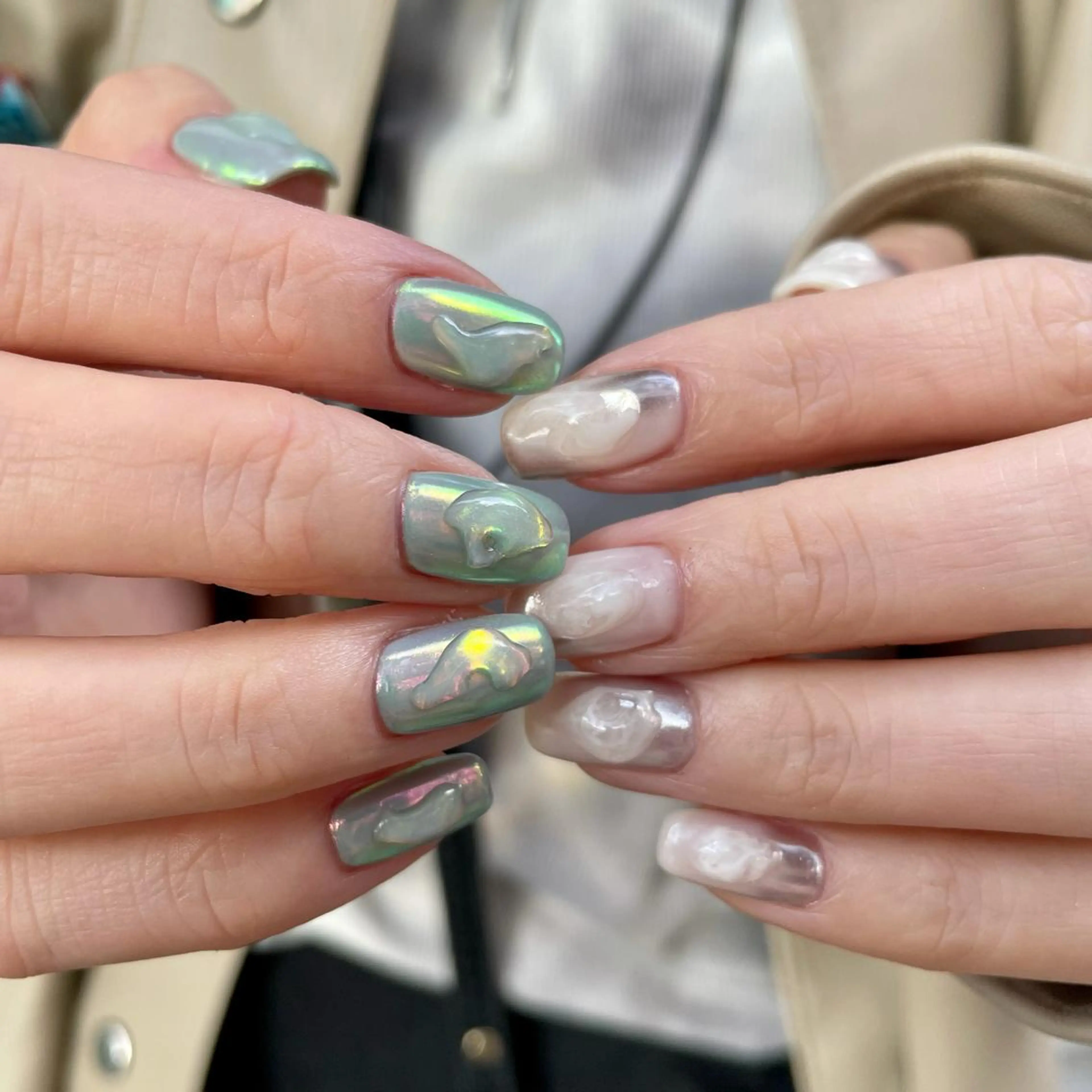 ネイル AOI✩⡱ y2kネイルのネイルデザイン