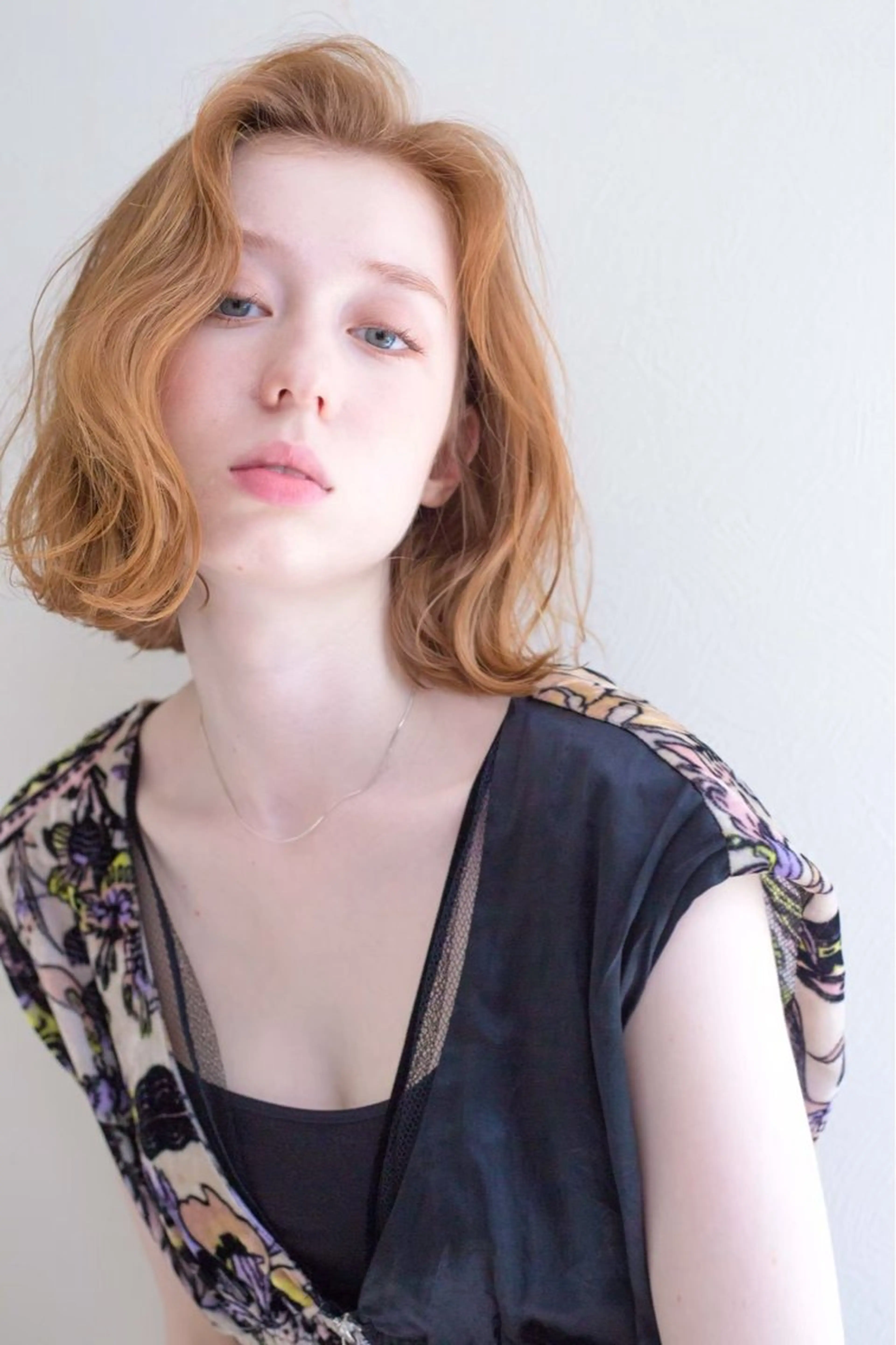 ミディアム パーマ 田村 慎一郎のヘアスタイル