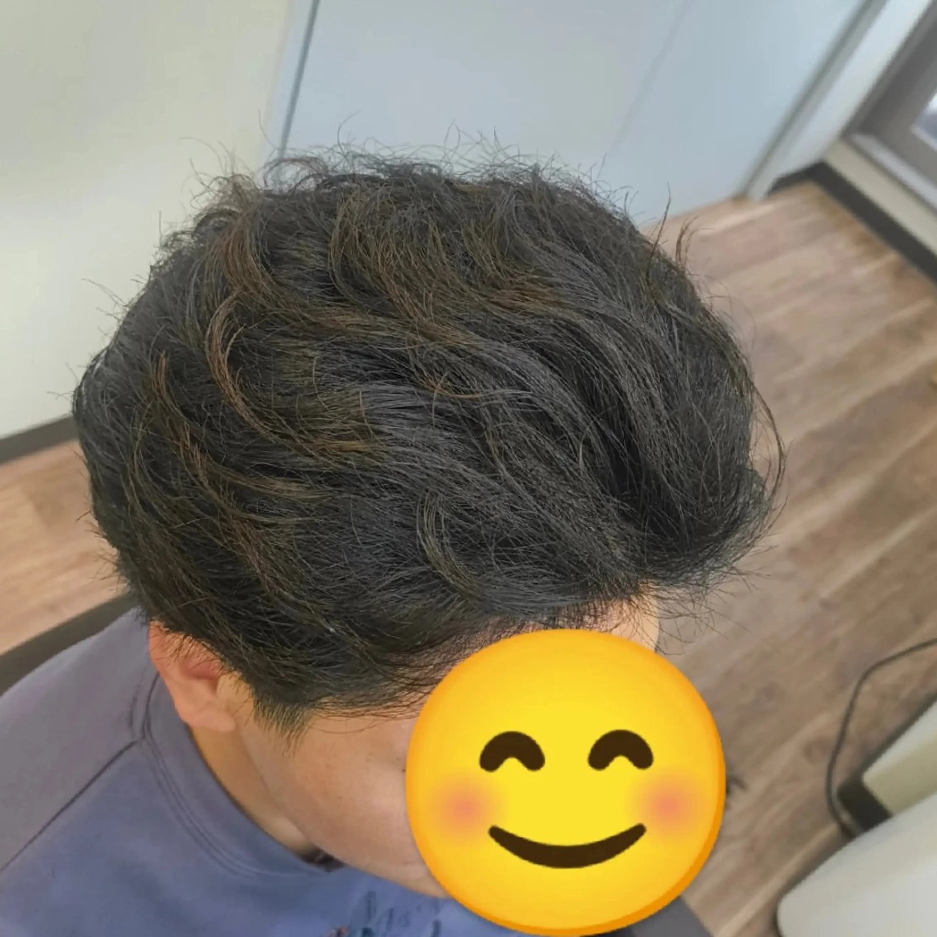 ショート パーマ メンズ 村松 和歌子のヘアスタイル