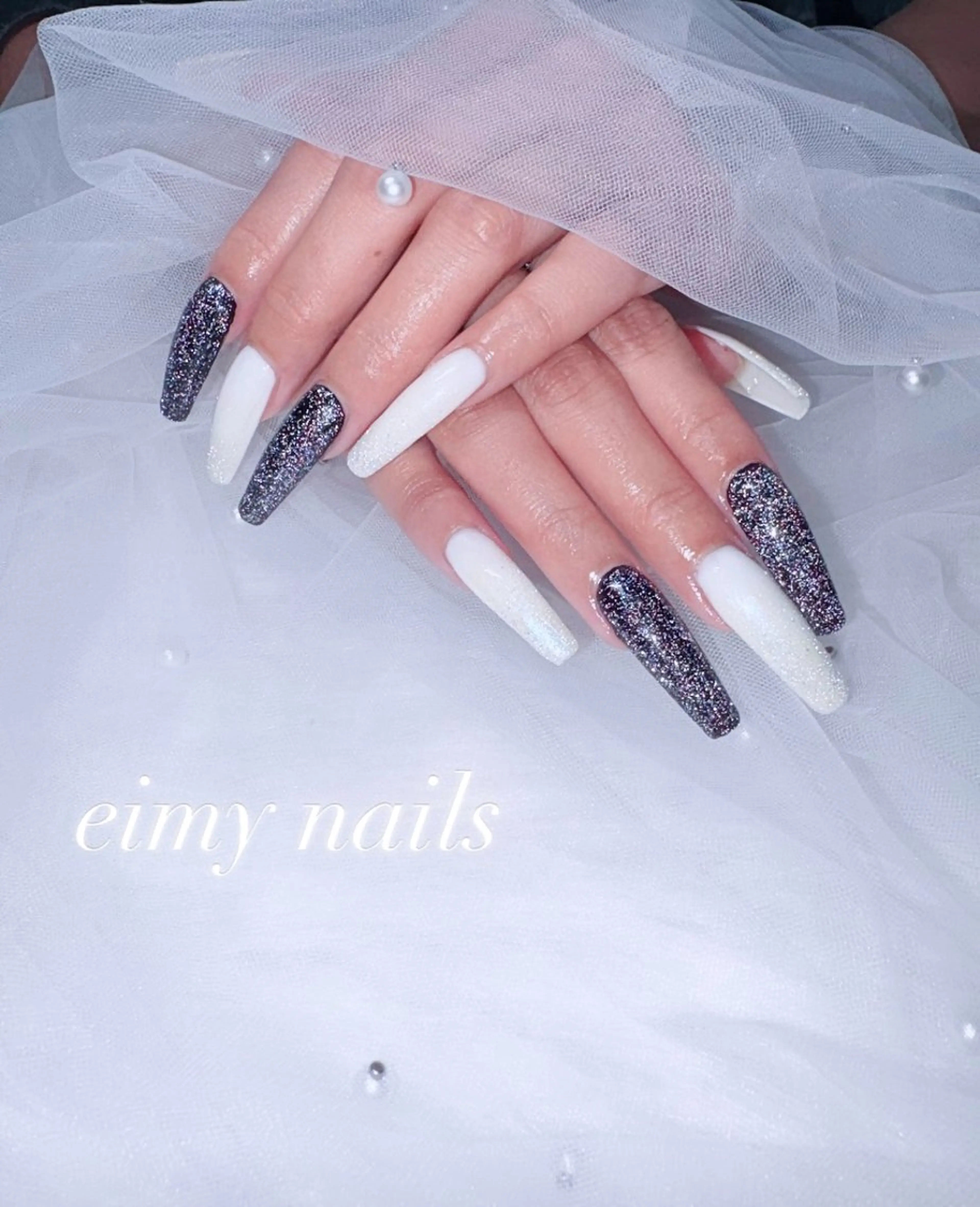 ネイル オーロラネイル フラッシュネイル ラメ(グリッター) ワンカラーネイル シンプルネイル ハンドネイル eimy nails♡のネイルデザイン