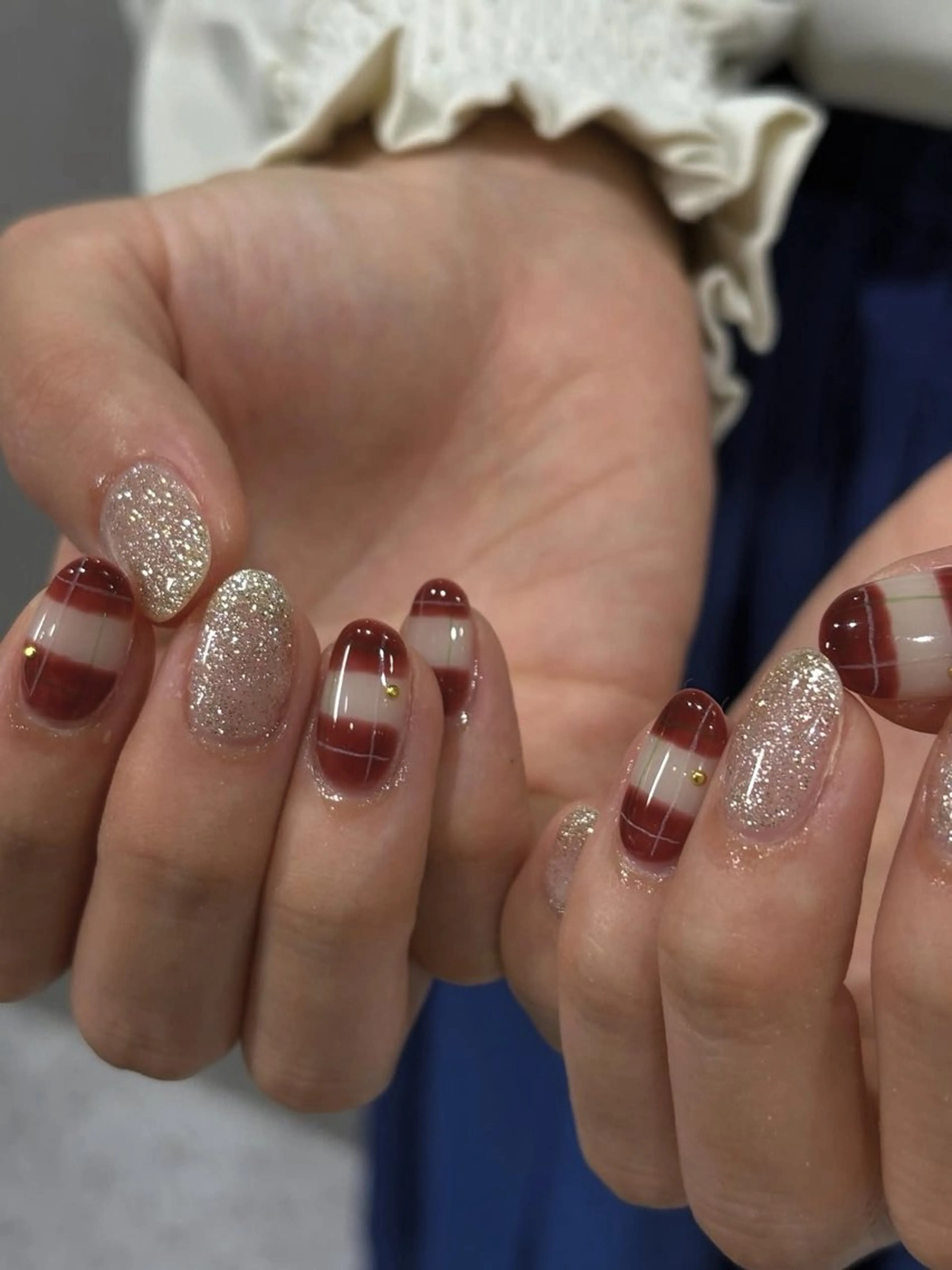 ネイル 冬ネイル クリスマス Miu 川越東口ネイルサロンのネイルデザイン