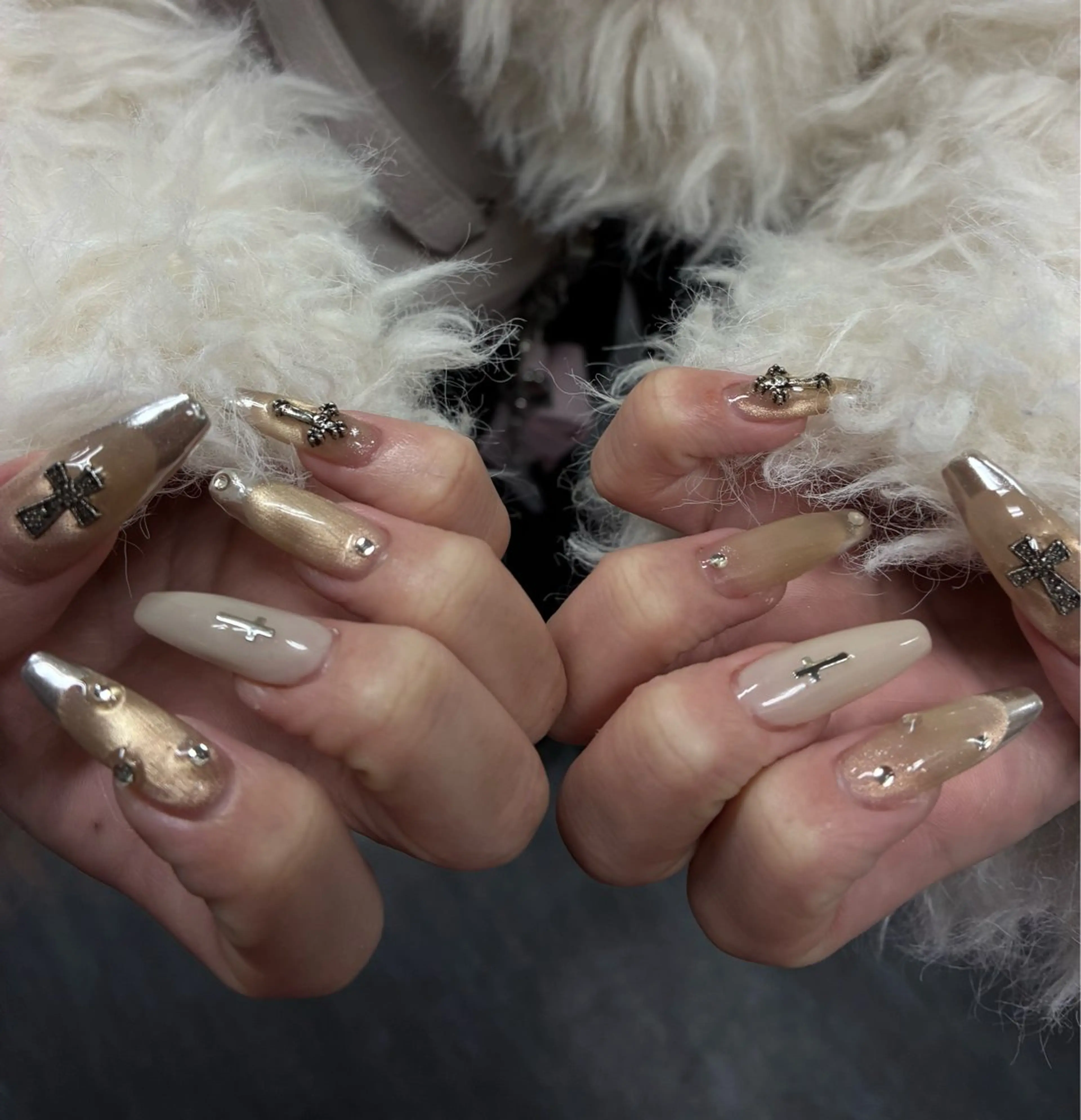 ネイル アートネイル フレンチネイル ジェルネイル 持ち込み ニュアンスネイル ANA.CHUO 本川越店舗のネイルデザイン