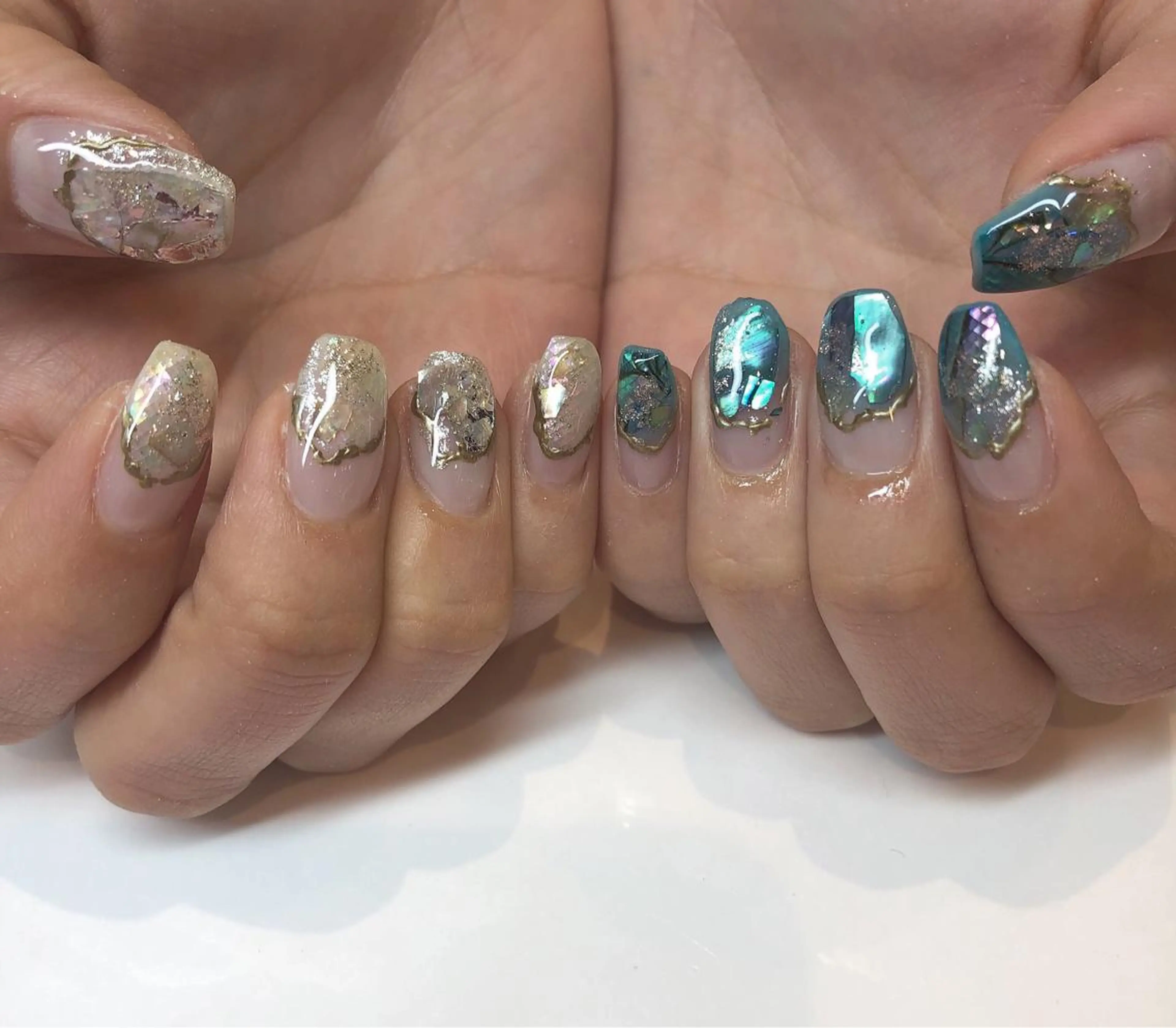 ネイル キラキラネイル ハンドネイル 鶴田୨ৎmaison de NALIのネイルデザイン