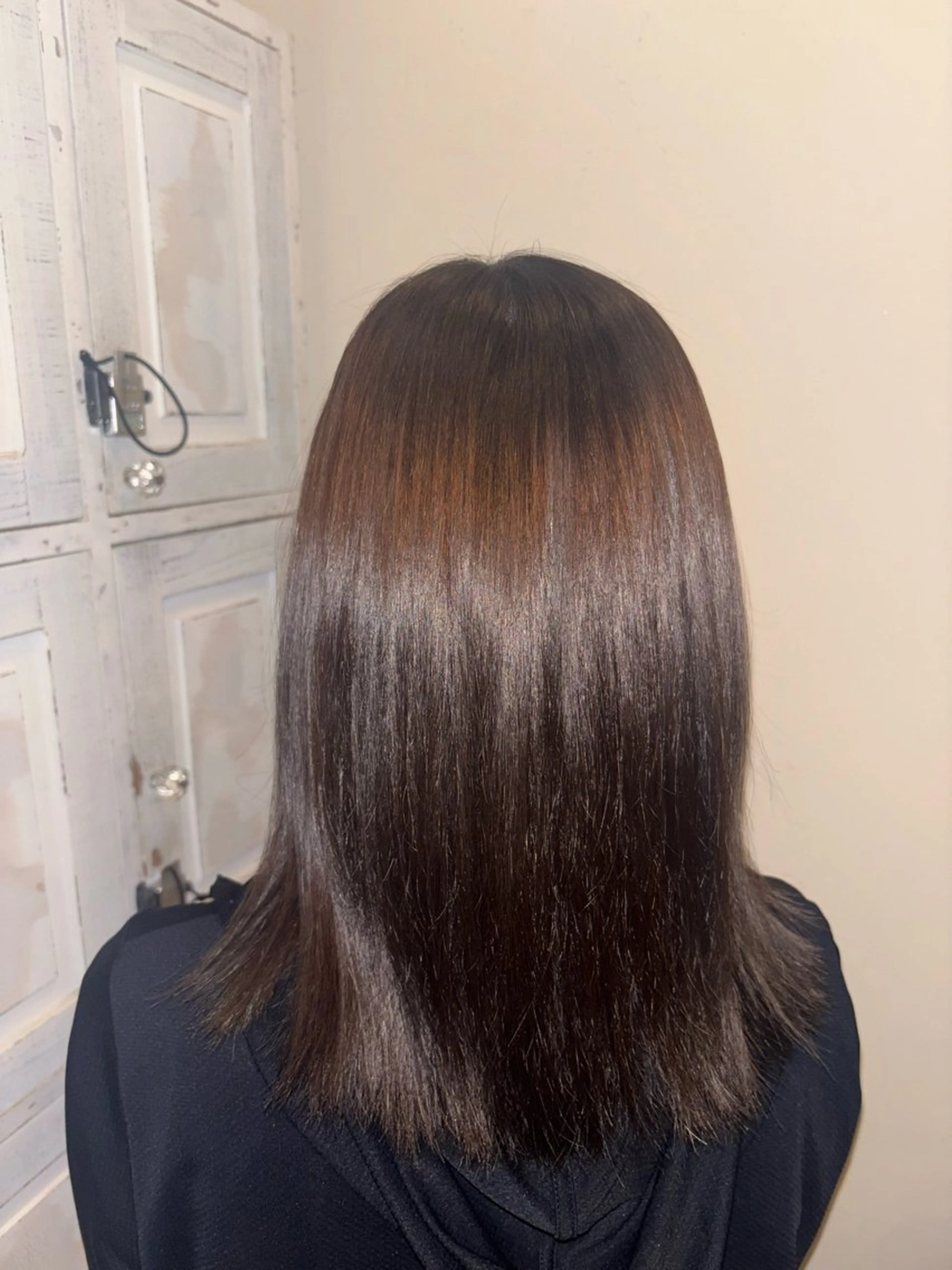 朝の時間を短縮‼️⏱【前髪縮毛🌀➕パーソナルカスタムトリートメント🧴】の写真