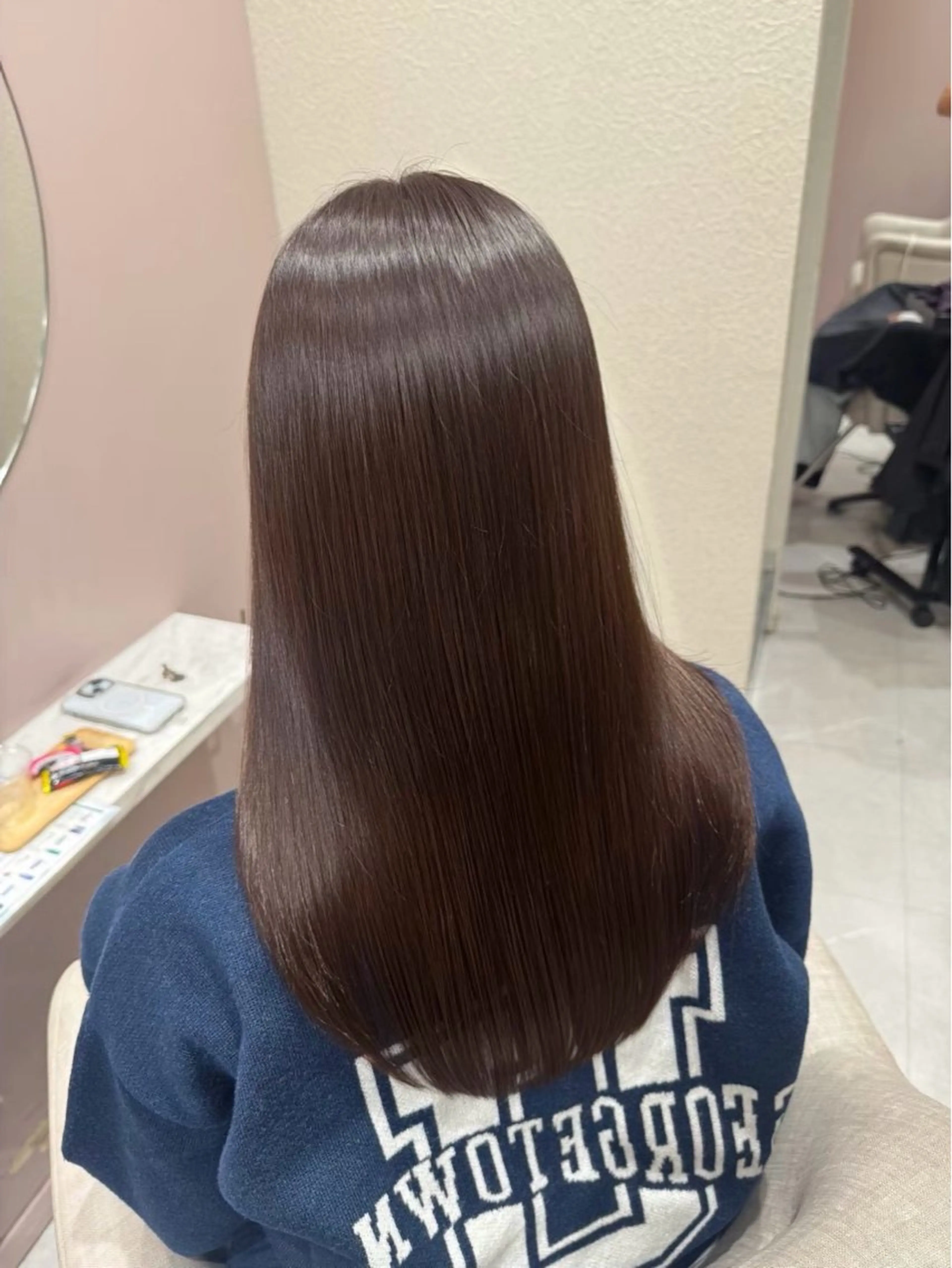 ロング カラー 💎縮毛矯正💎 わかはのヘアスタイル
