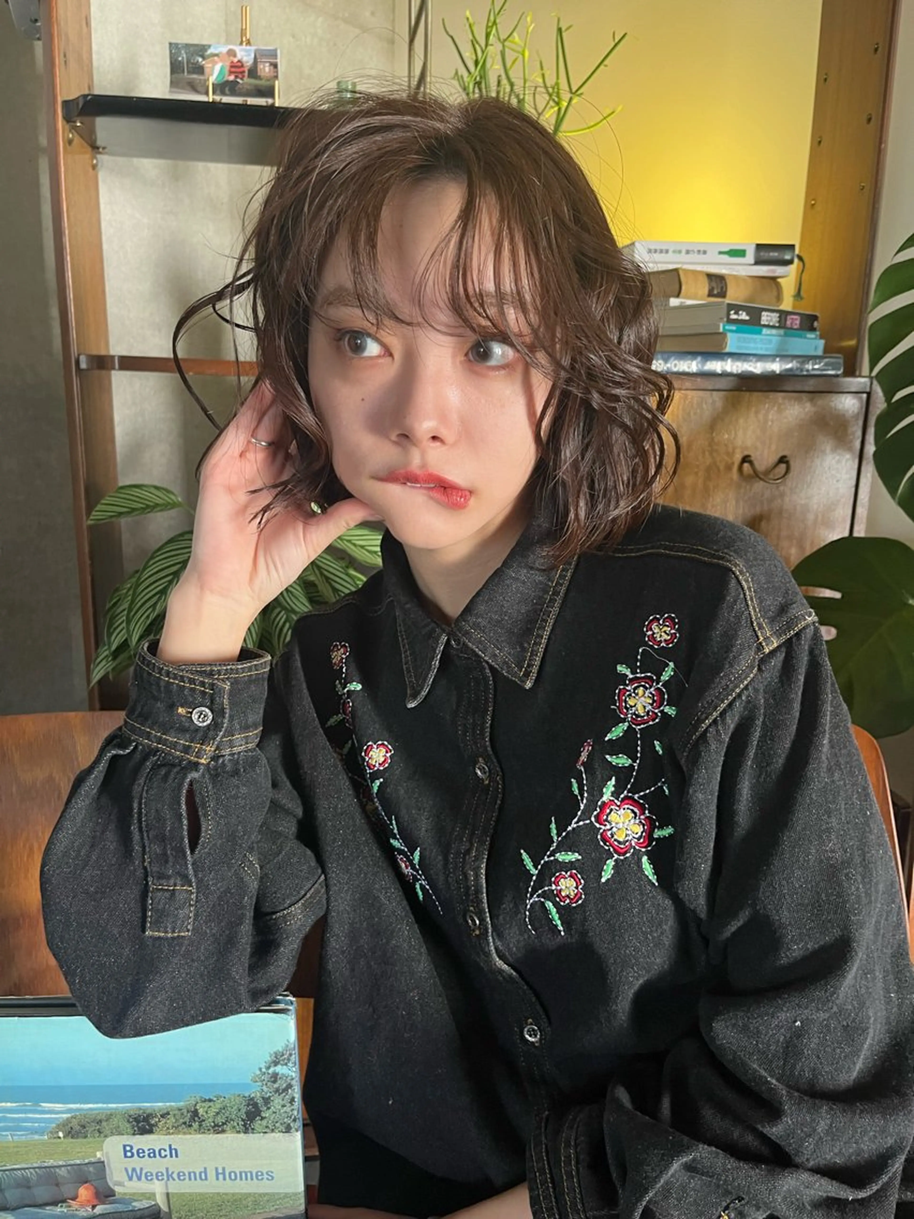 ショート レイヤーカット\ウル フ　chinatsuのヘアスタイル