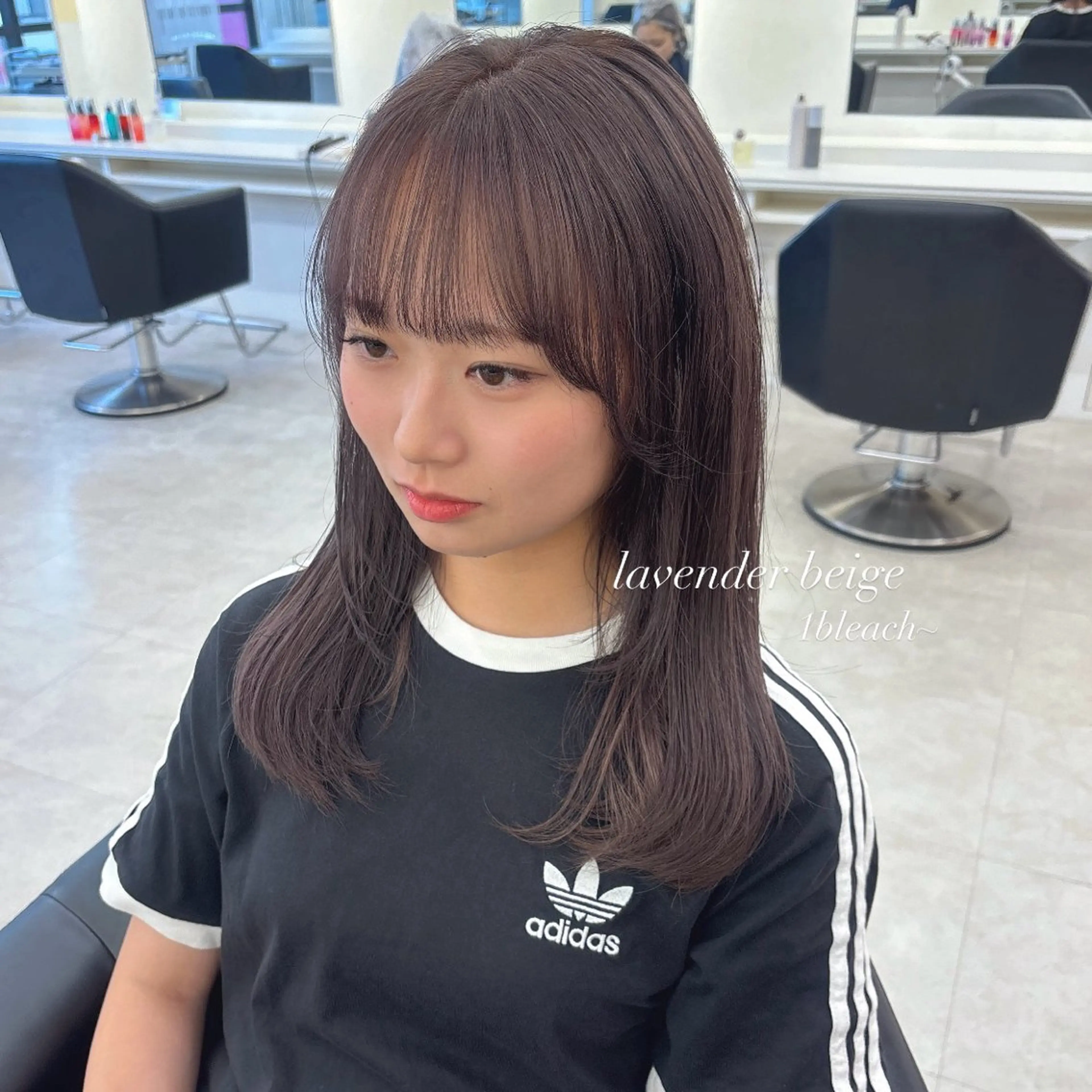 セミロング Parve Mix / 根本 梨湖🫧のヘアスタイル