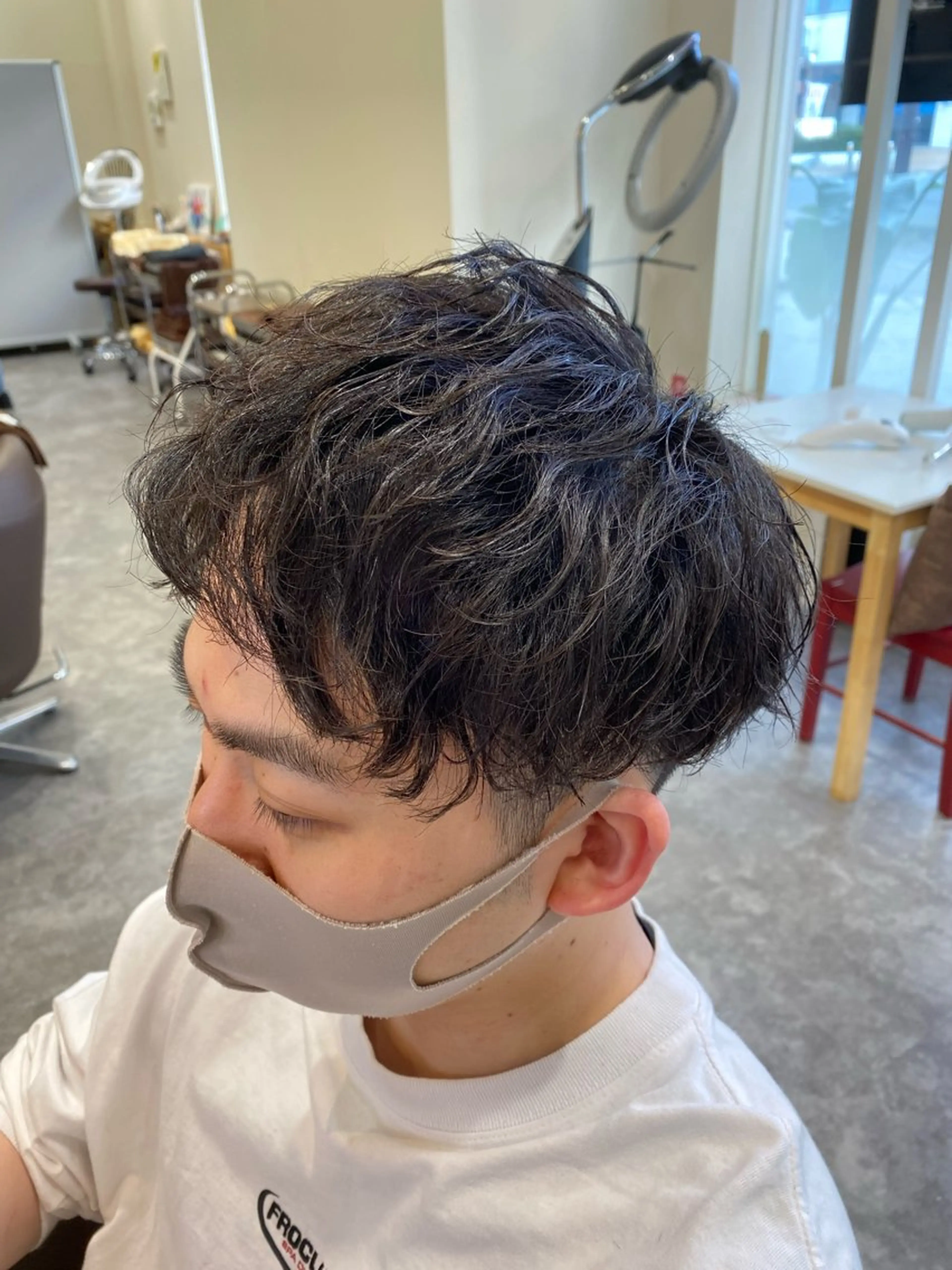 パーマ メンズ メンズ特化LIBER 石川玲央のヘアスタイル