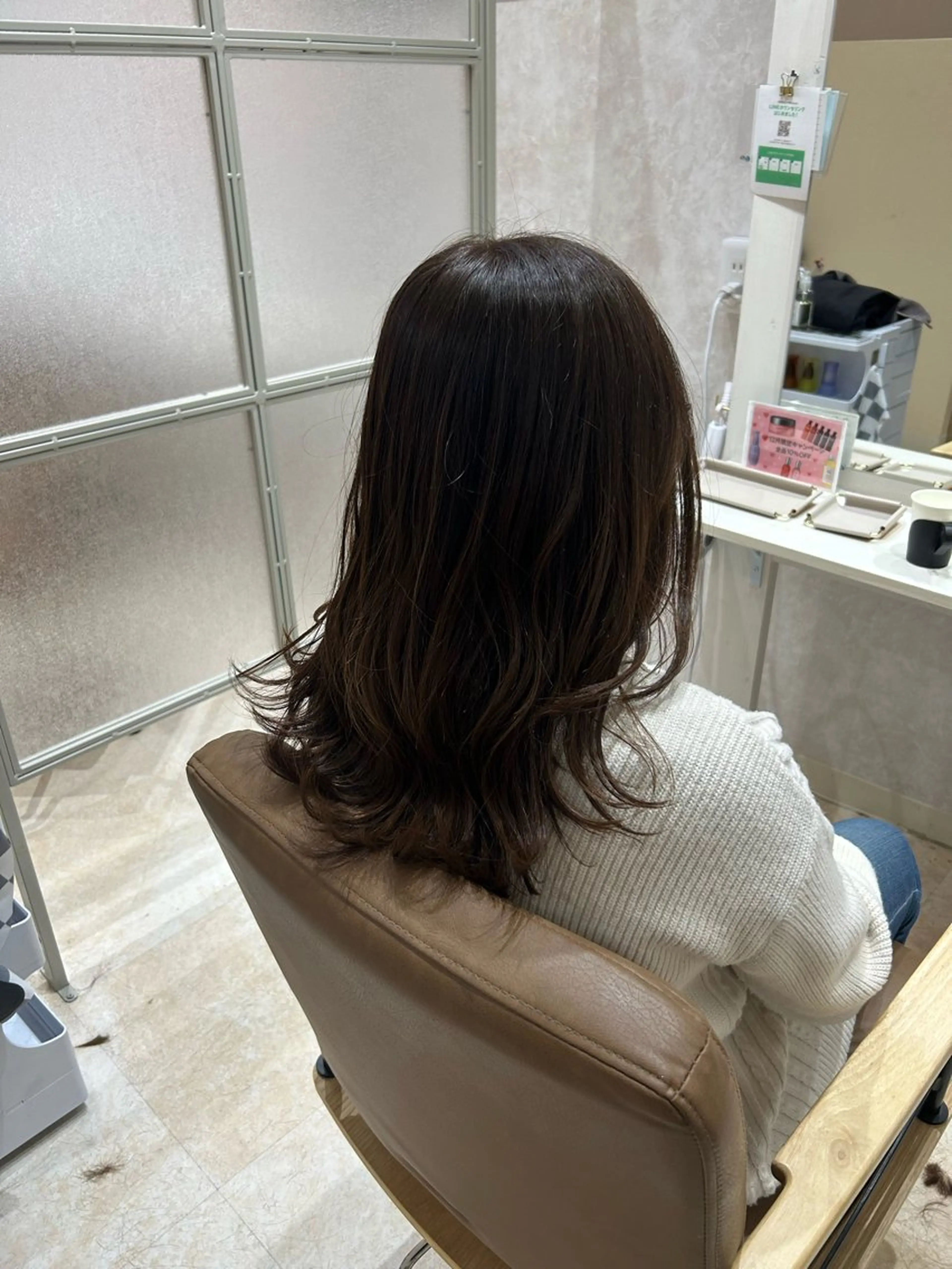 ミディアム カラー ヘアカラー トリートメント ヘアセット 💙まこと💙艶 カラー(Rico)のヘアスタイル