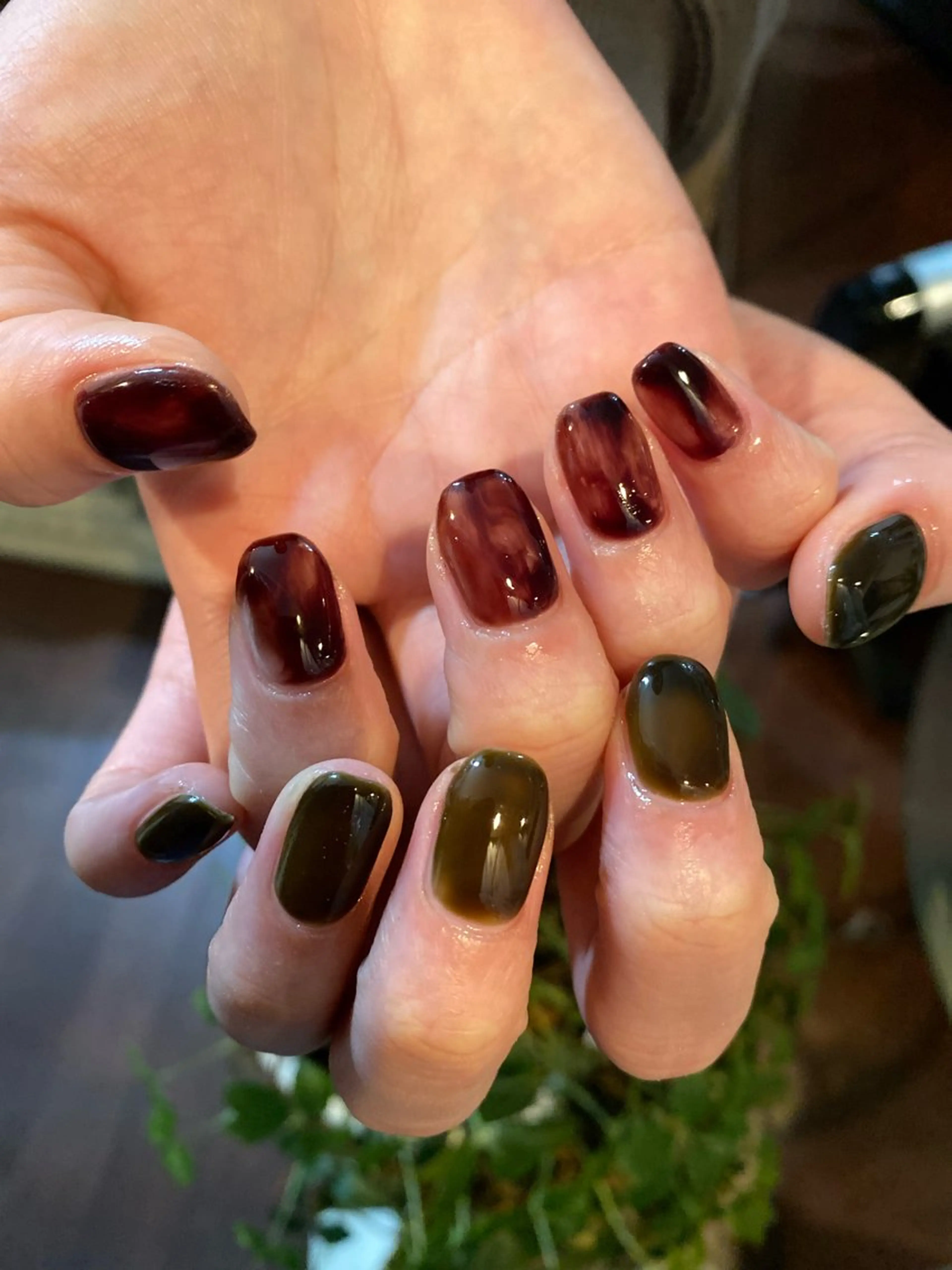 ネイル ハンドネイル crystal ⭐︎ colorのネイルデザイン