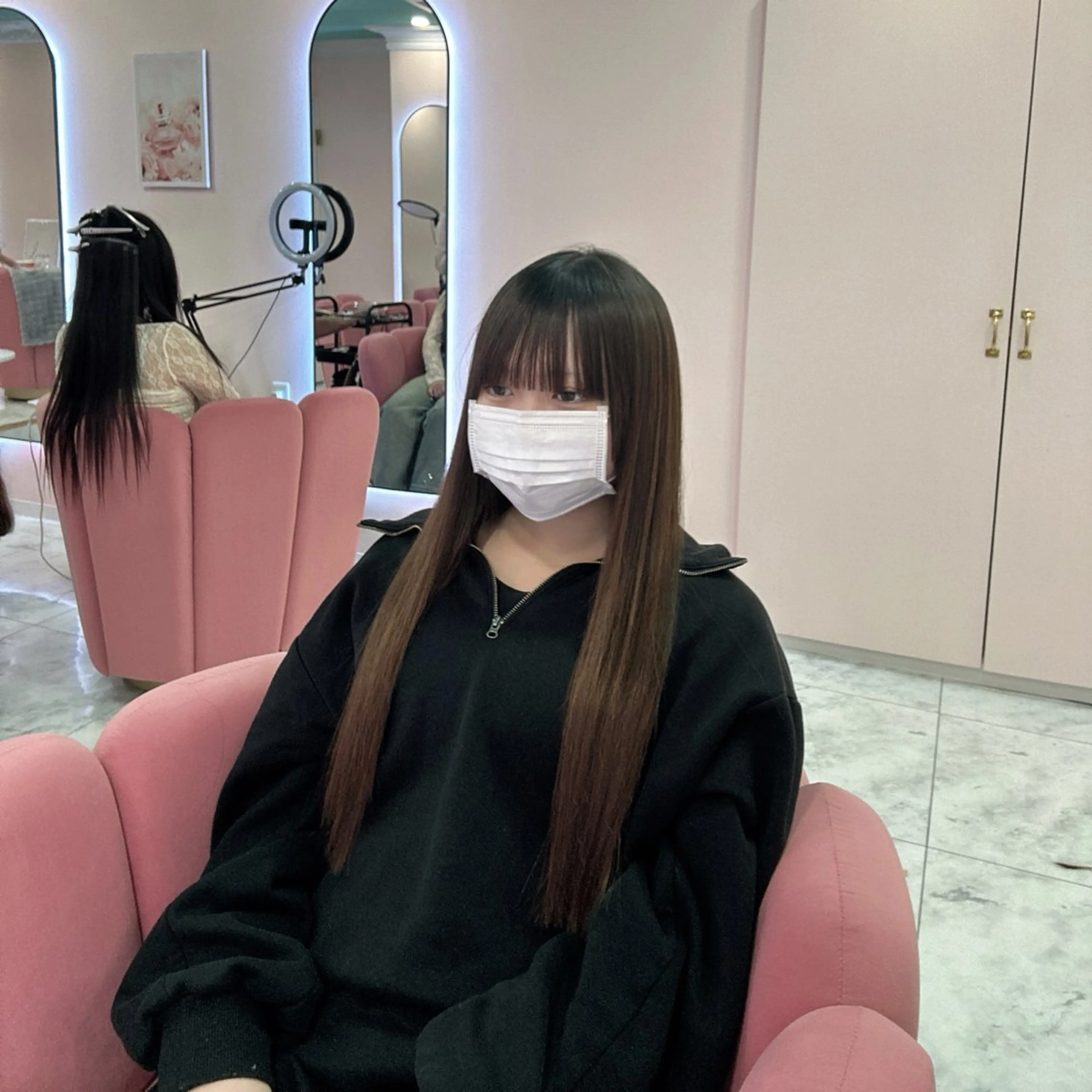 ロング カット エクステ シールエクステの女神 🍑Momo🍑のヘアスタイル