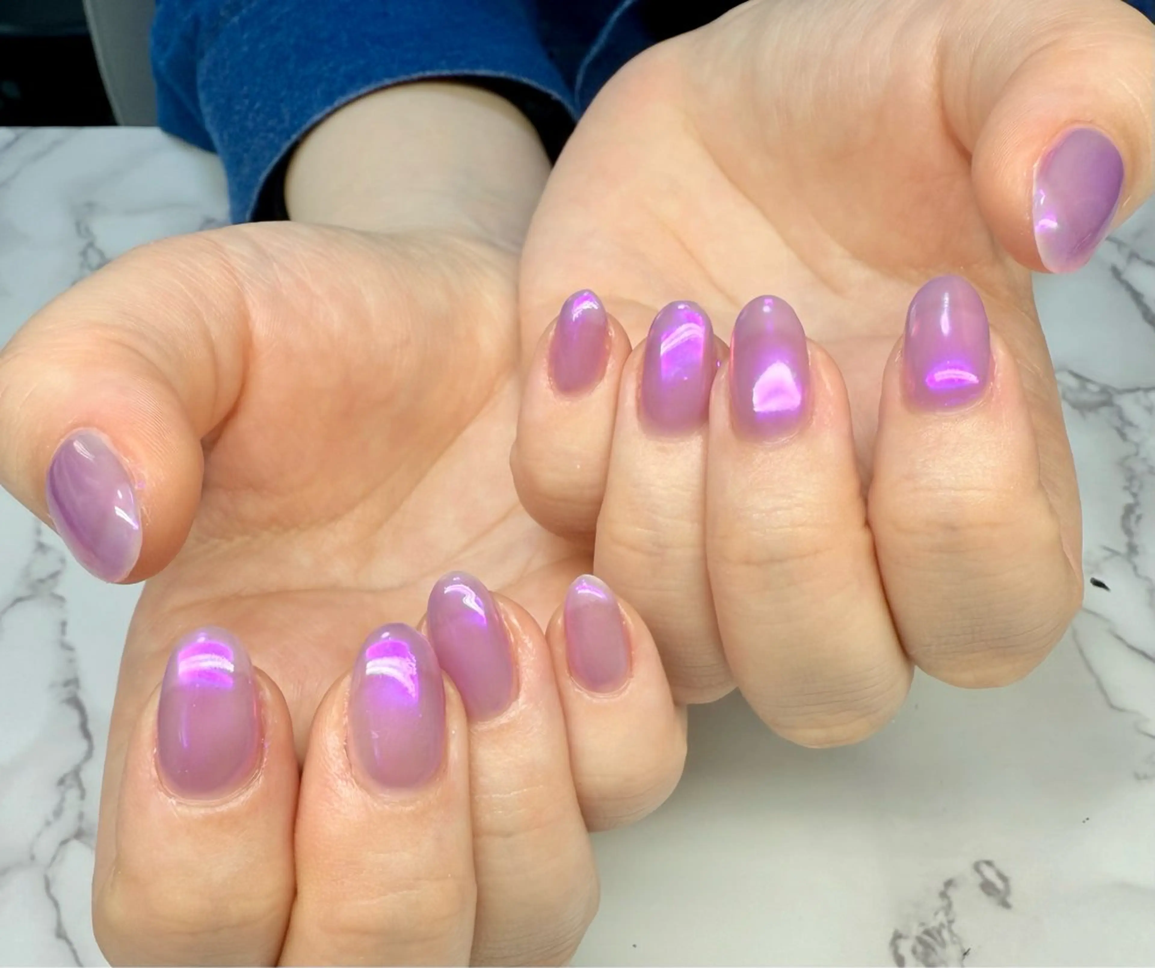 ネイル アートネイル チークネイル フレンチネイル 氷ネイル・うるうるネイル キラキラネイル Mai’s nailのネイルデザイン