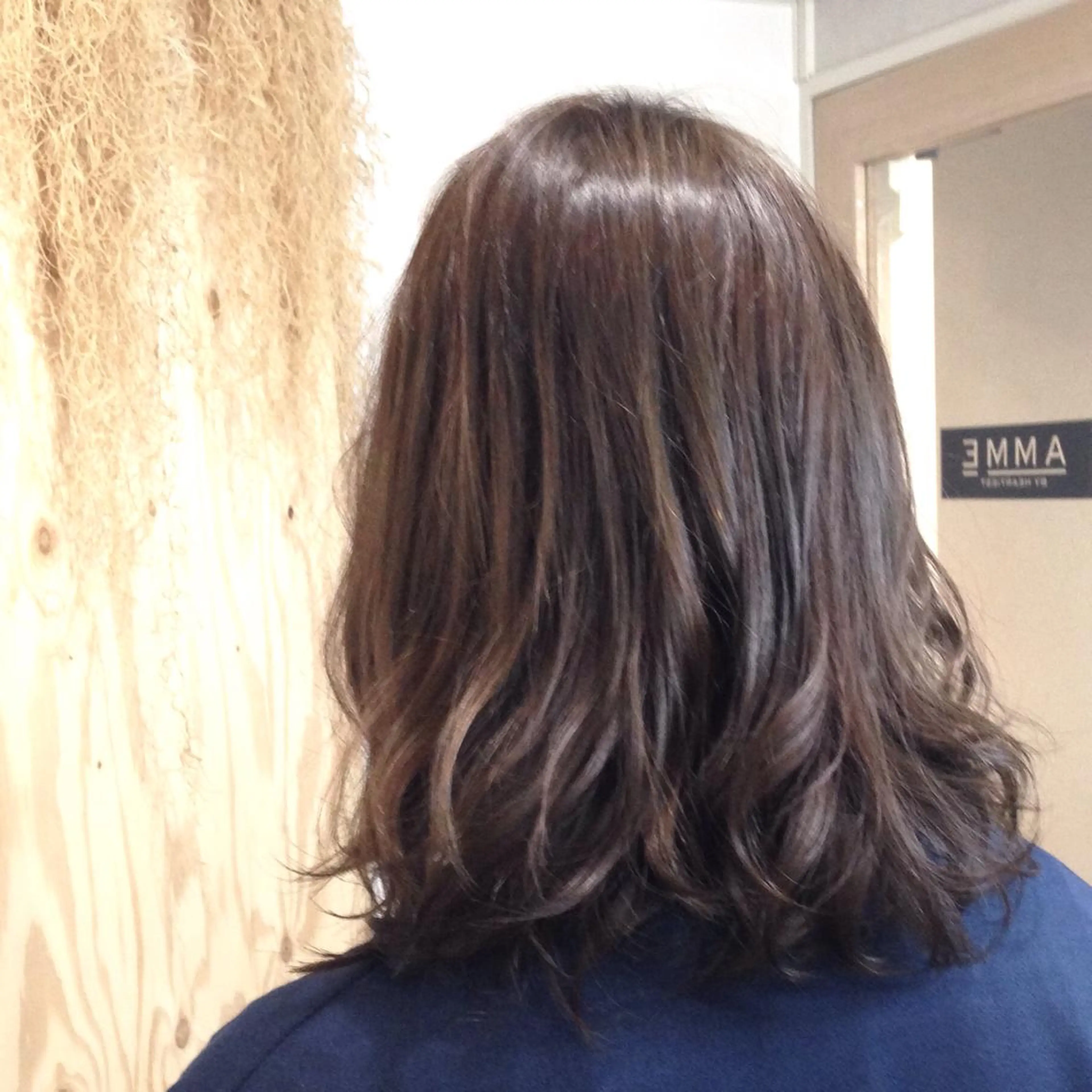 ミディアム カラー ブラウンカラー ラベンダーカラー ラベンダーブラウン 💎髪質改善💎 デザイナーshinのヘアスタイル