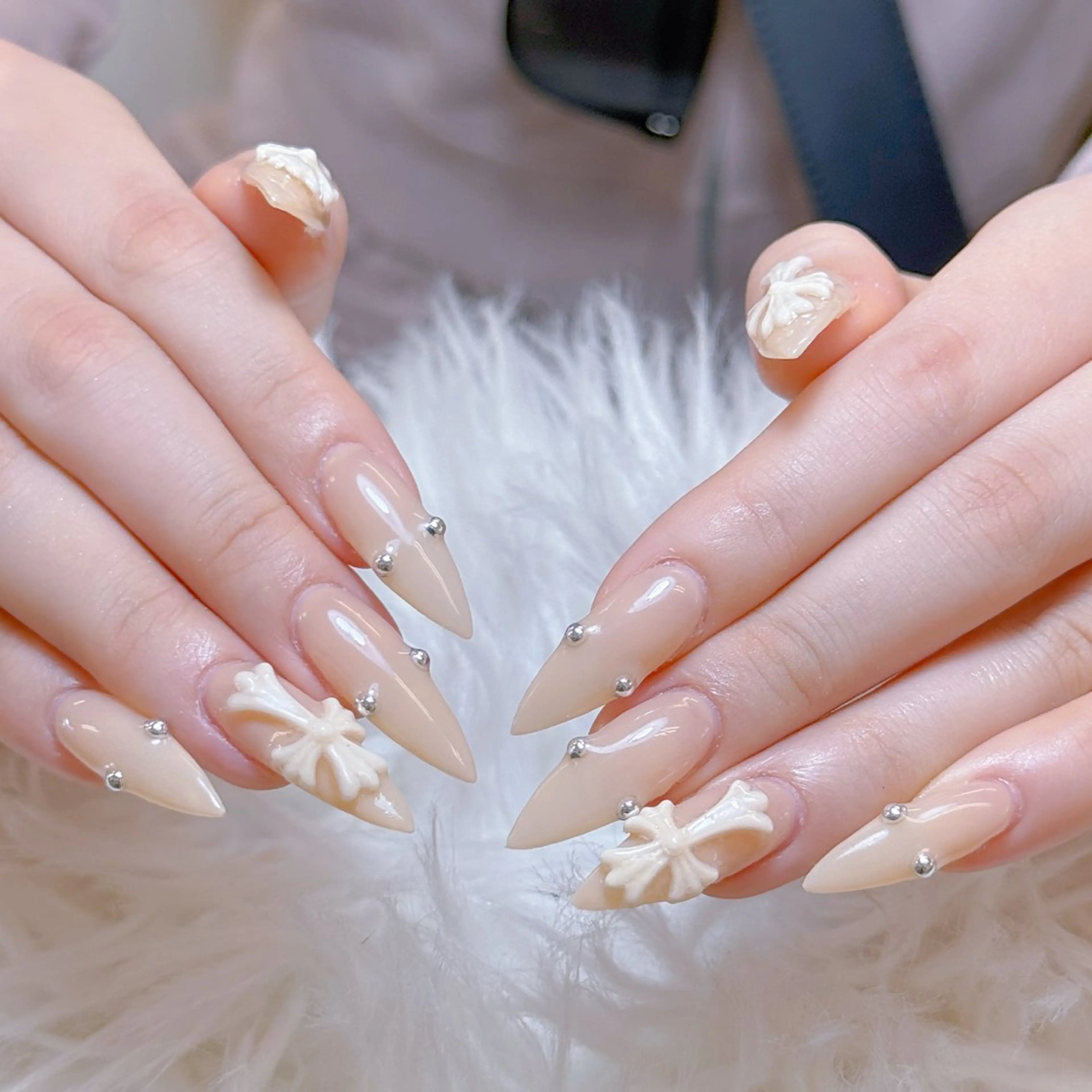 ネイル ハンドネイル ANH ゴテゴテネイルのネイルデザイン