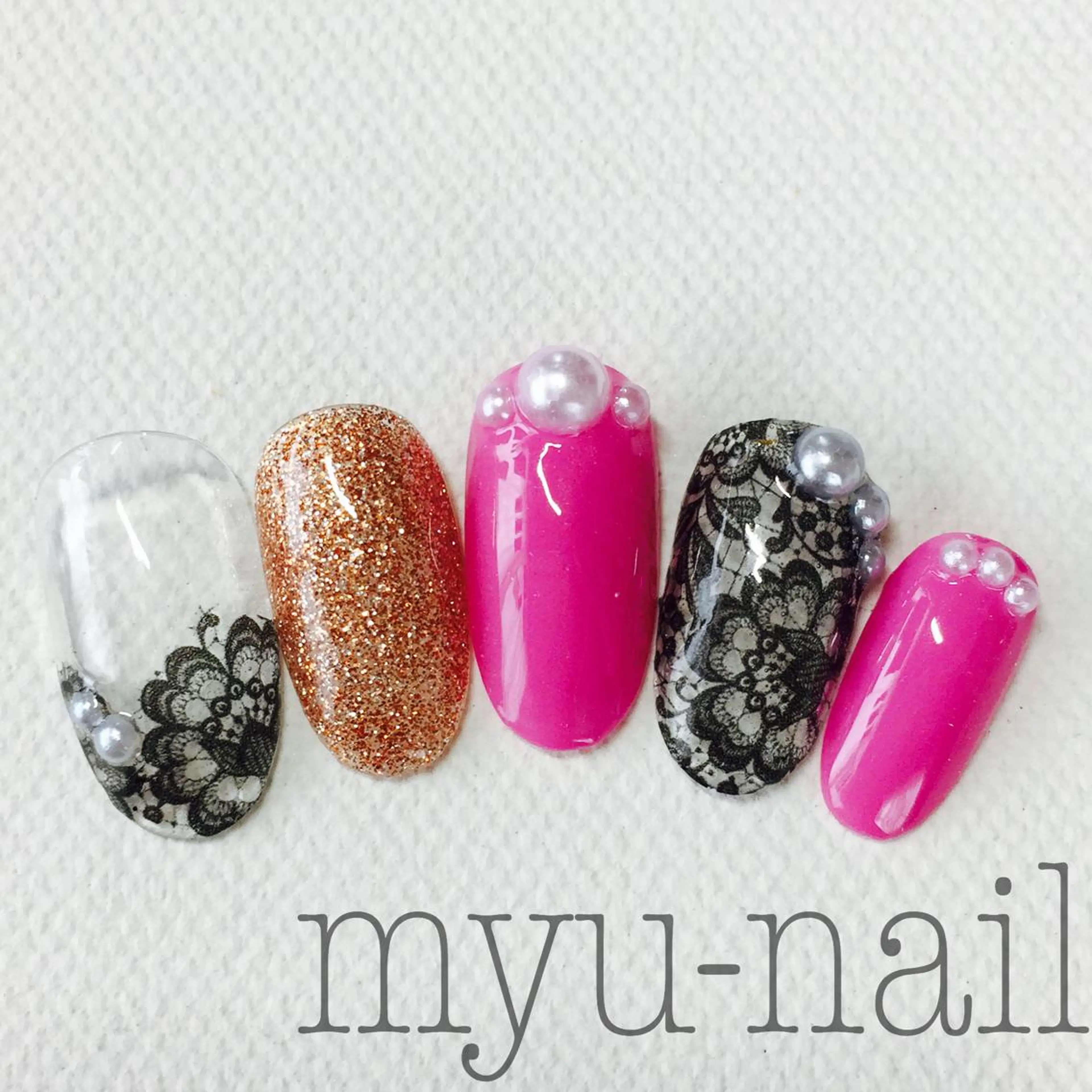 ネイル ハンドネイル ホームサロン myu-nailのネイルデザイン