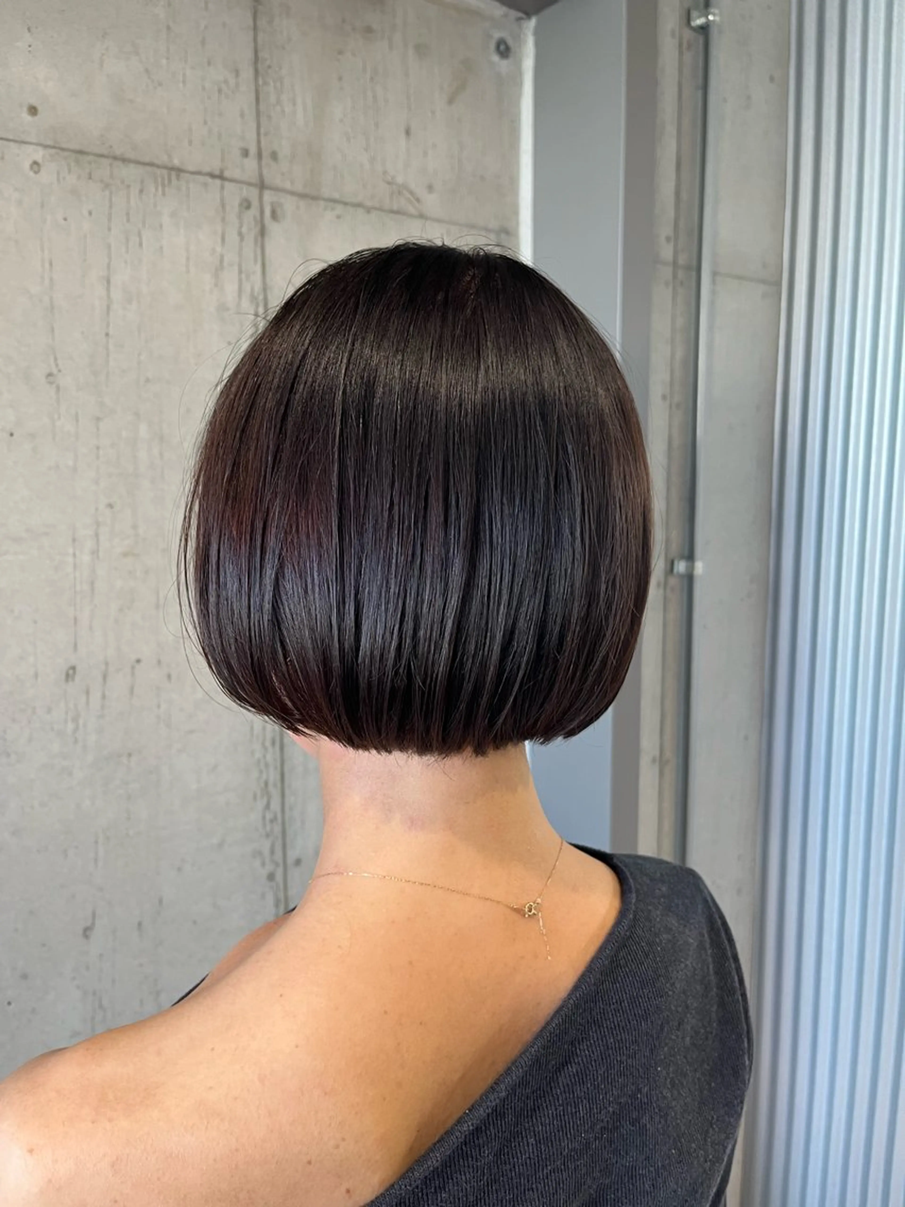 ミディアム カラー ヘアアレンジ カット ヘアカラー トリートメント ボブ×艶カラー 特化・リクト💥のヘアスタイル
