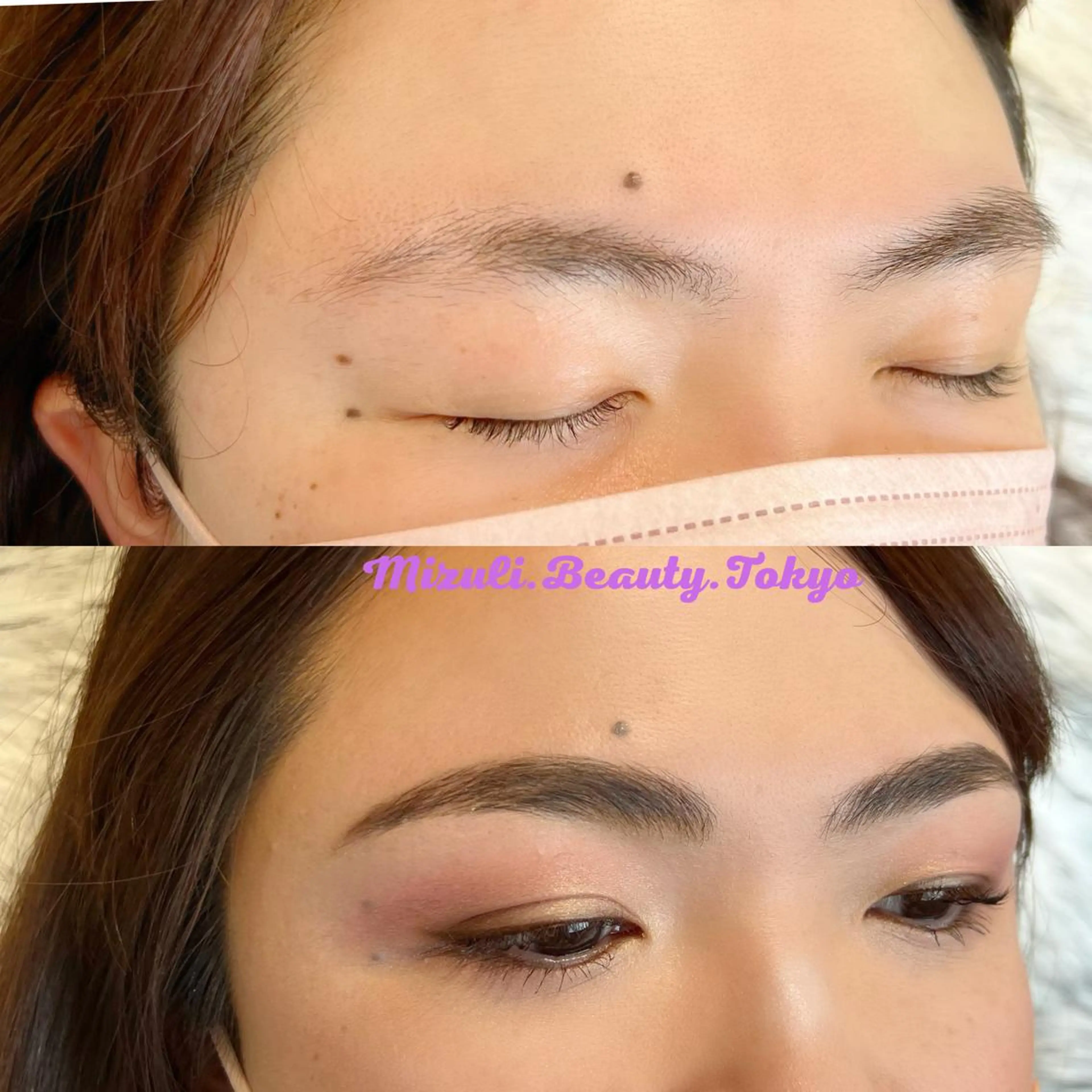 アイブロウ Lune’a BEAUTY TOKYO所属・Mizuliネイル 眉毛メイクのサロンのネイルデザイン