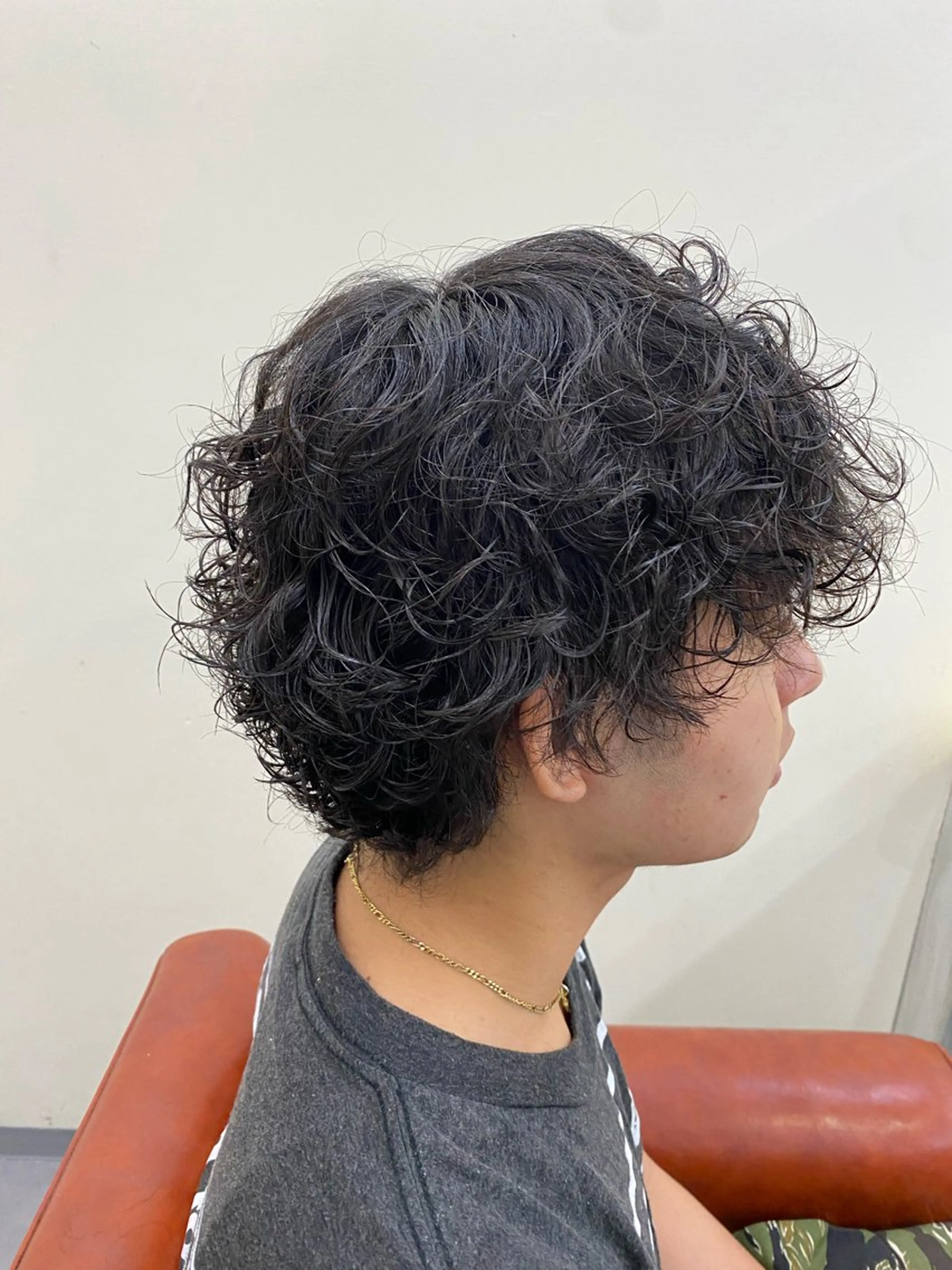 メンズ センターパート フェードカット マッシュ メンズパーマ メンズツイストパーマ パーマ／京都駅 ／メンズ/藤井　翔のヘアスタイル