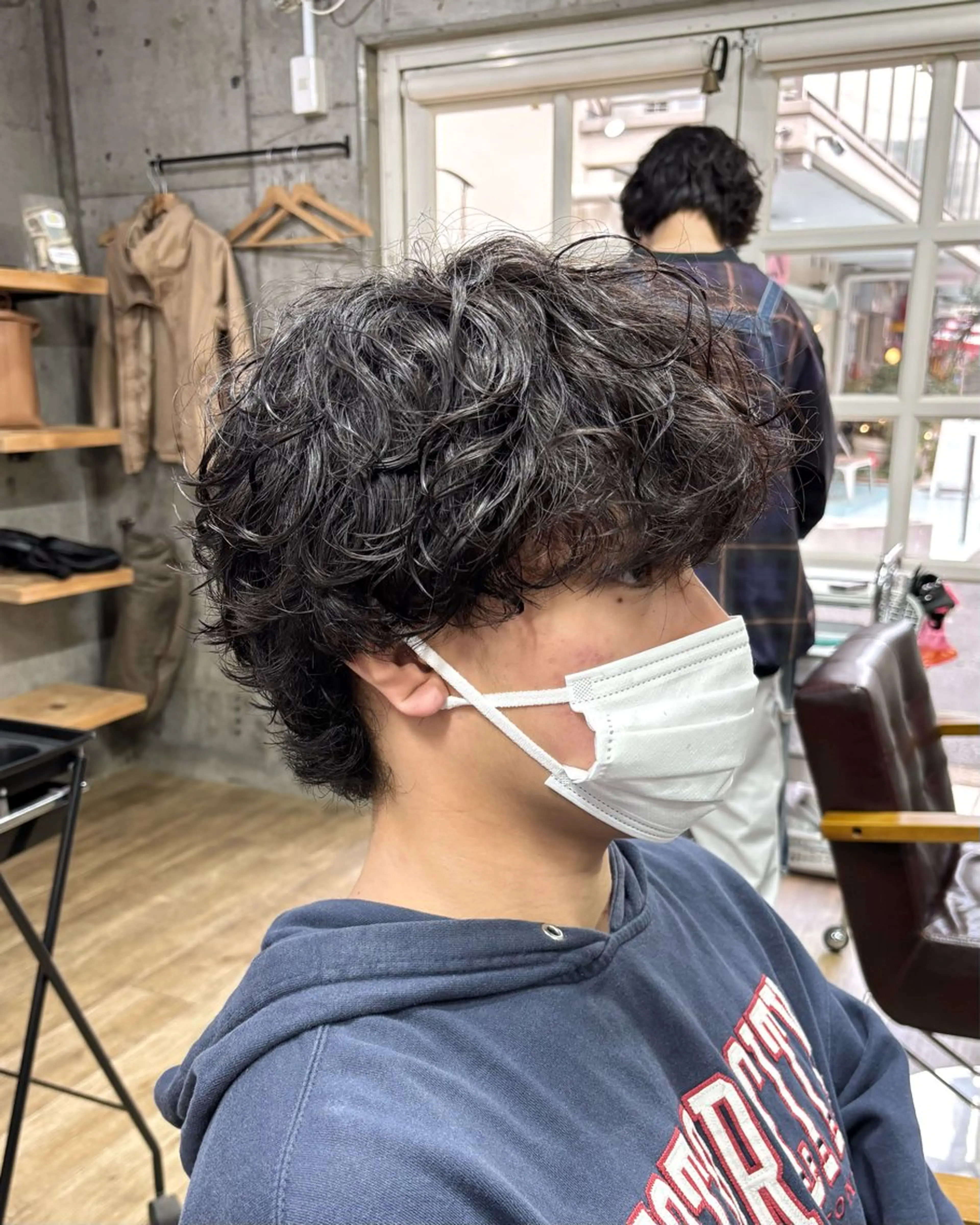 ミディアム パーマ メンズ ミディアムパーマ メンズパーマ カット パーマ 【メンズ特化】パーマ /マッシュ/ヨシダのヘアスタイル