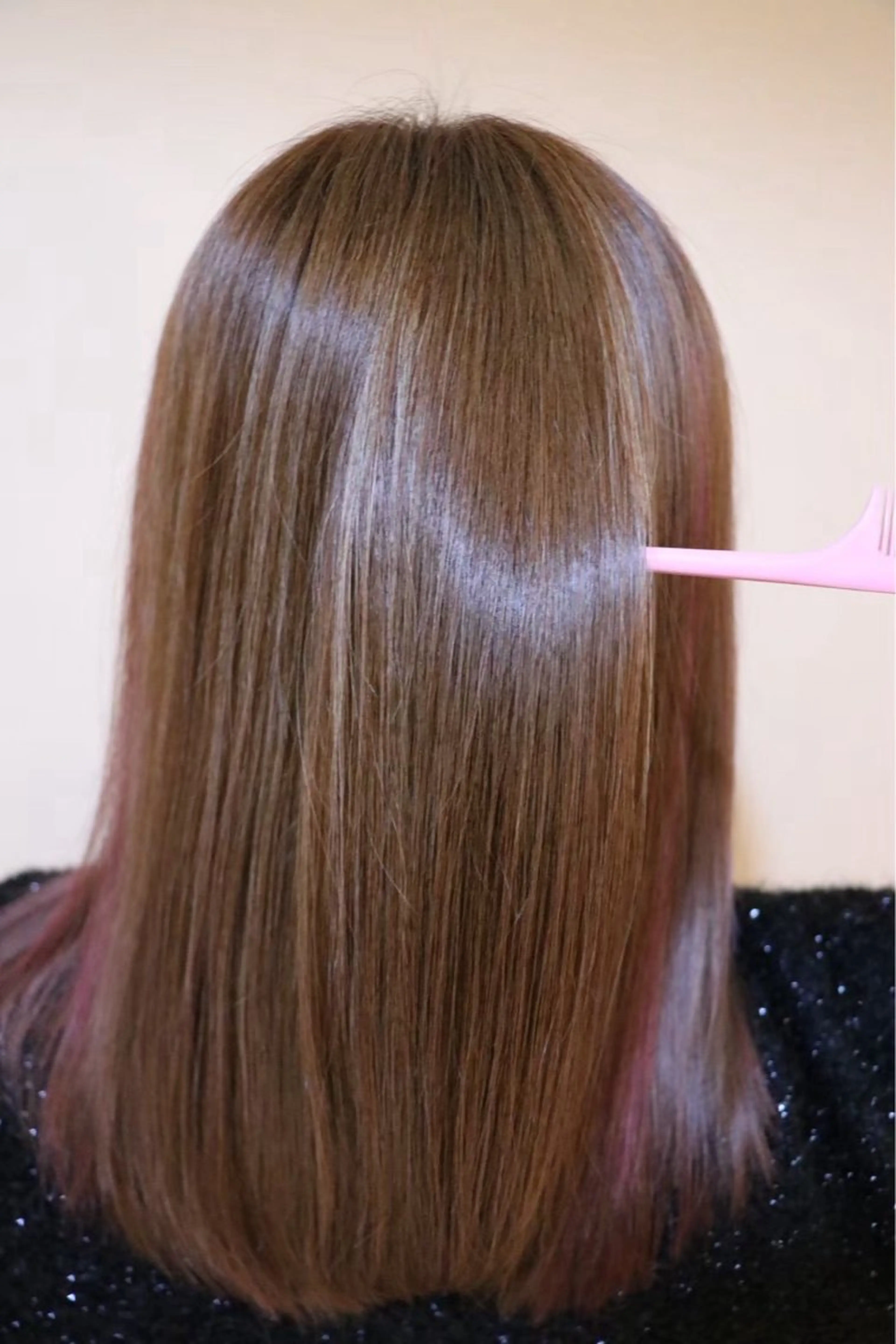 【🎀オイルの力で艶髪🎀】　　　　　　　　　　　　　　　　　　　　　イノアカラー＋補修トリートメントの写真