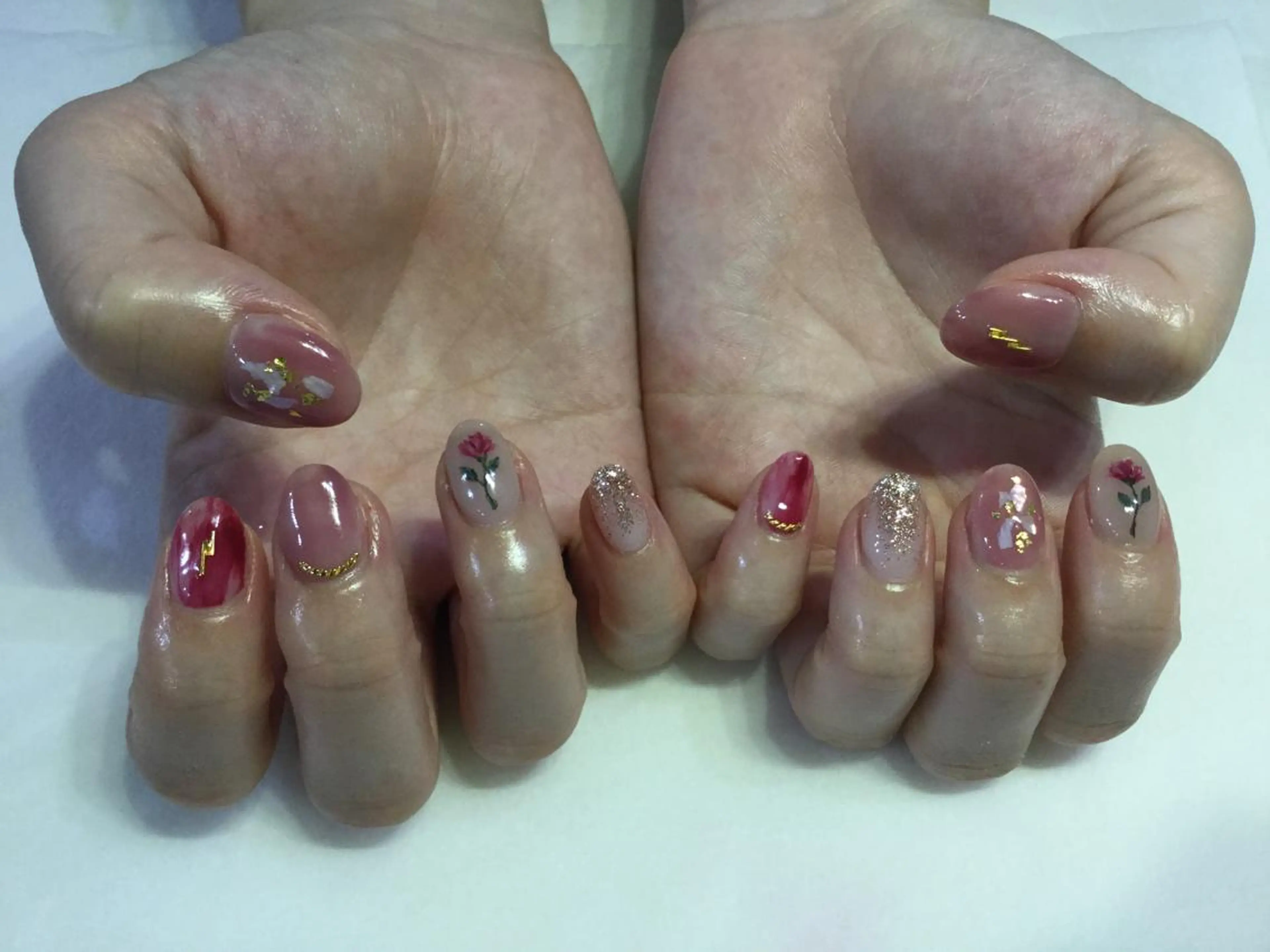 ネイル 💎🐰 saki. m 🐰💎のネイルデザイン