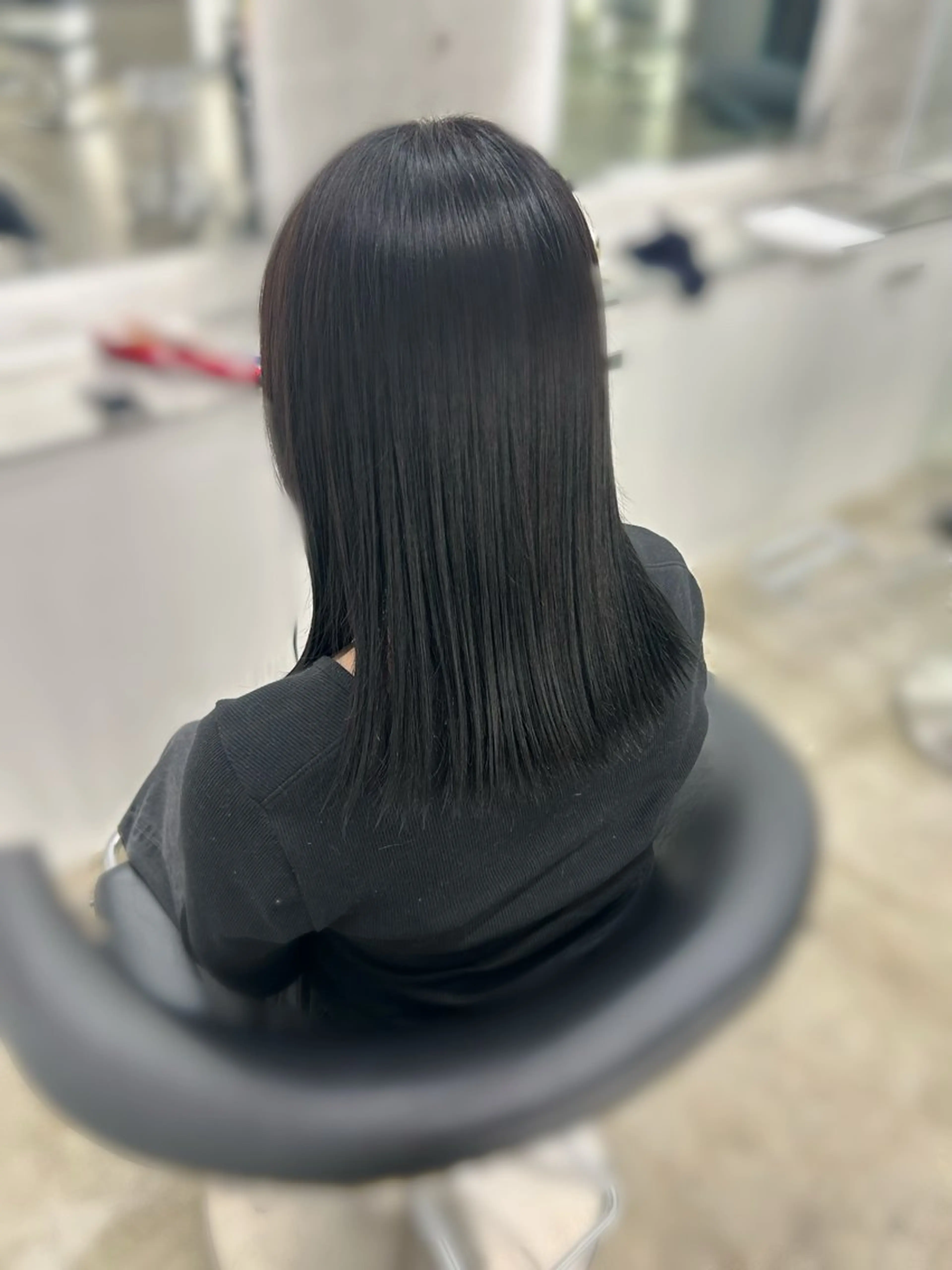 ミディアム みく/韓国風艶カラー /透明感カラーのヘアスタイル