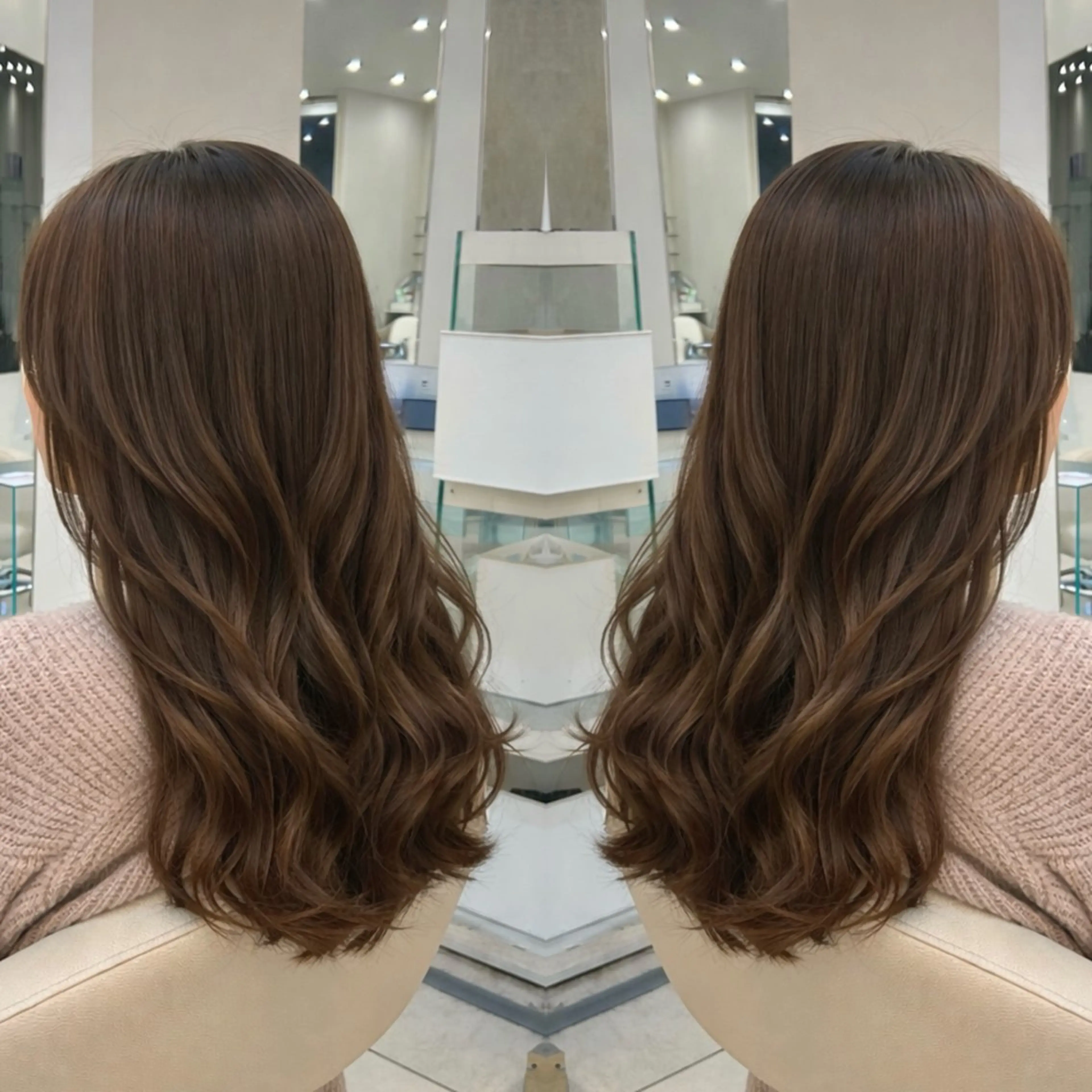 ロング カット ヘアカラー MODEK's Brillerのヘアスタイル