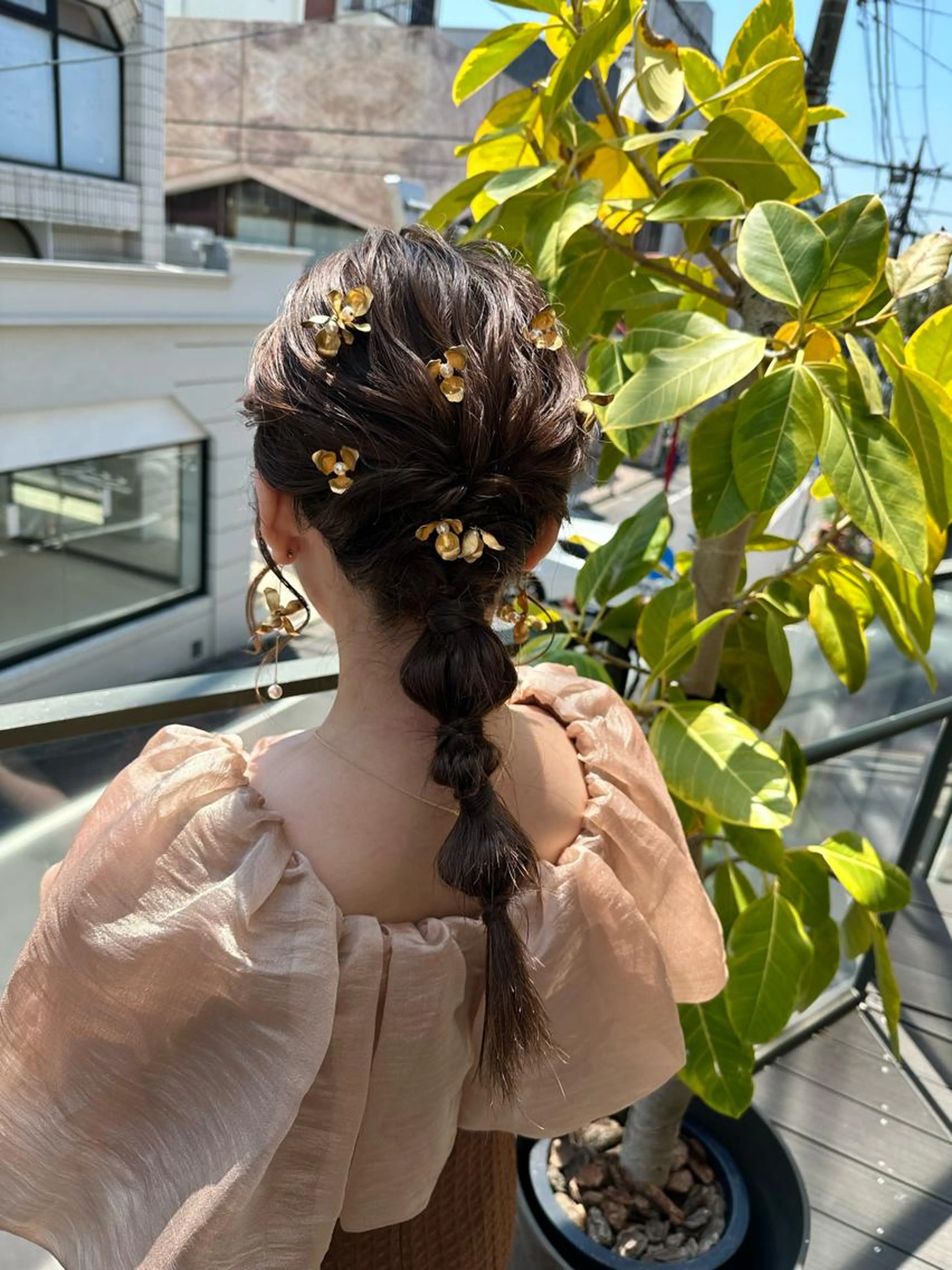 🎀可愛すぎるお呼ばれヘアセット🎀#ヘアアレンジ#結婚式#お呼ばれ#パーティー#デート#同窓会💎の写真