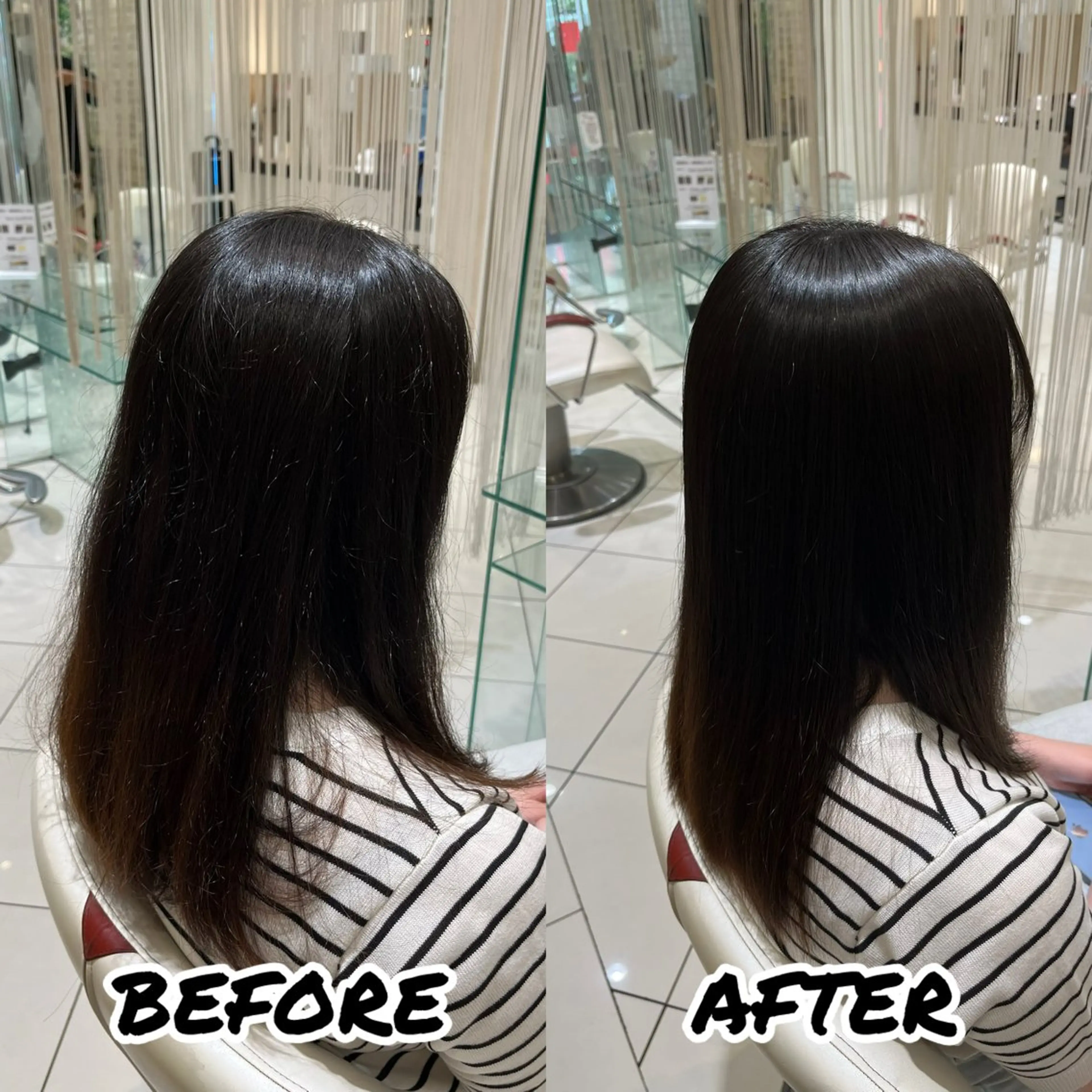 ロング カット 縮毛矯正 トリートメント 髪質改善美容師 鈴木のヘアスタイル